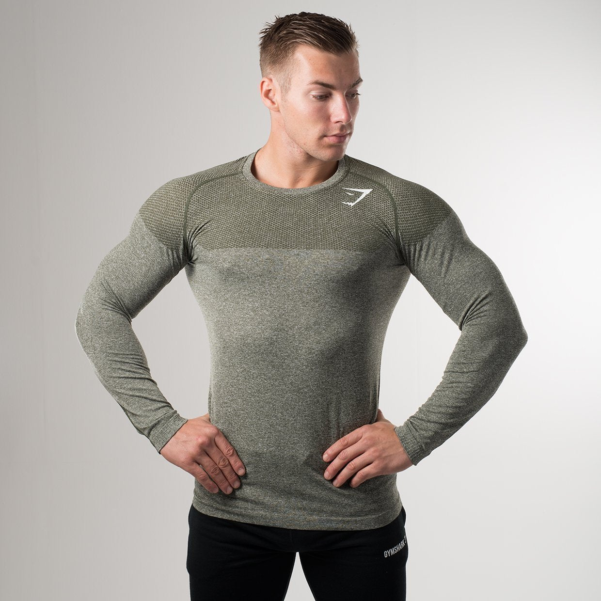 Phantom Long Sleeve T-Shirt in Alpine Green - view 2