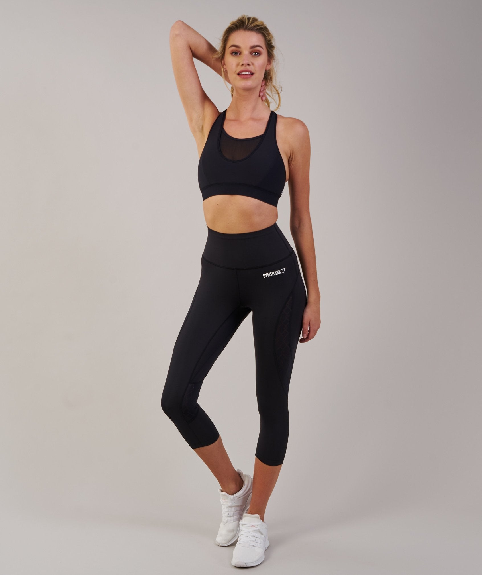 Fusion Cropped Leggings 2.0 in Black - view 1
