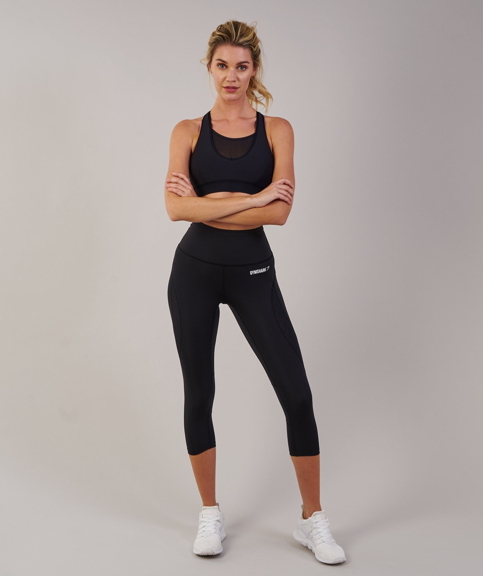 Fusion Cropped Leggings 2.0 in Black - view 4