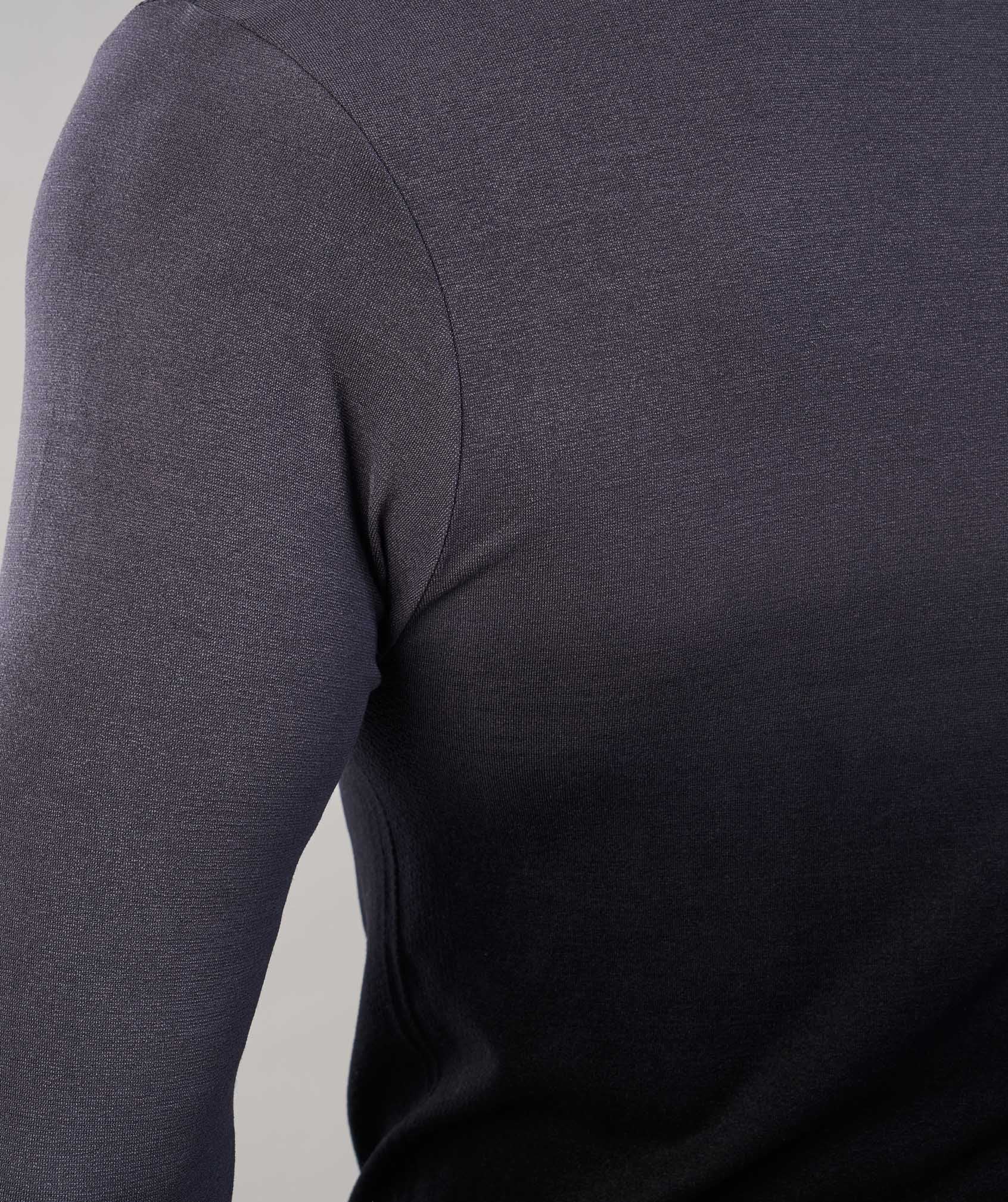 Ombre Long Sleeve T-Shirt in Charcoal/Black - view 6