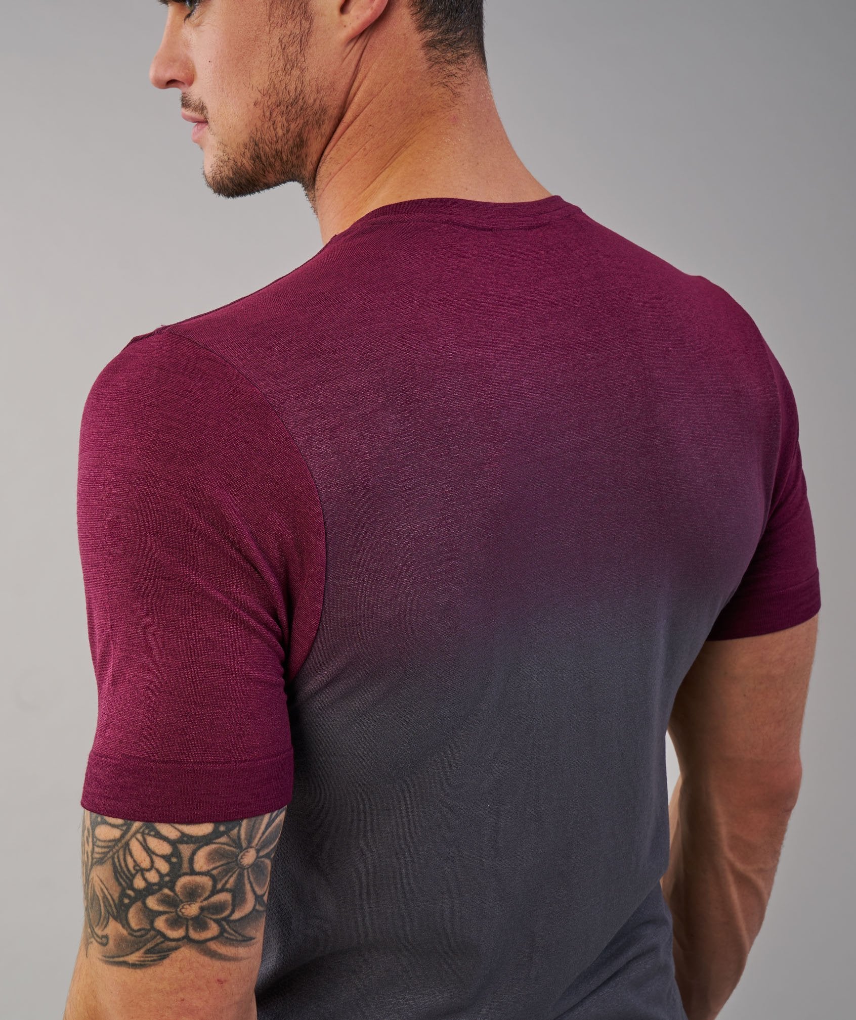 Ombre T-Shirt in Port/Charcoal - view 6