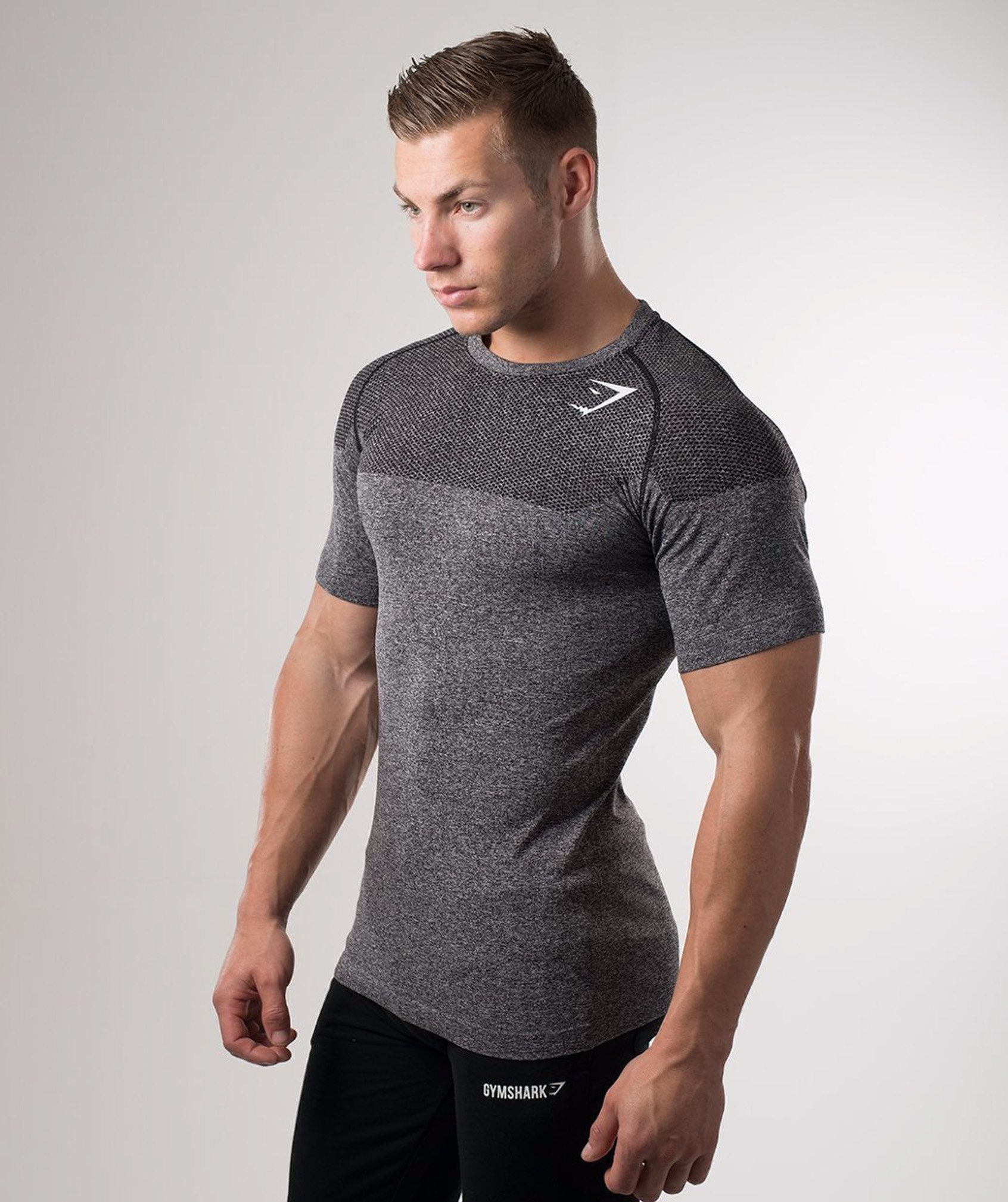 Phantom Seamless T-Shirt in Charcoal - view 1