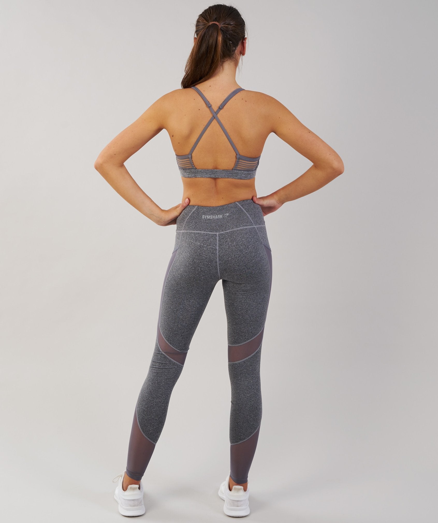 Sleek Sculpture Leggings in Charcoal Marl - view 3