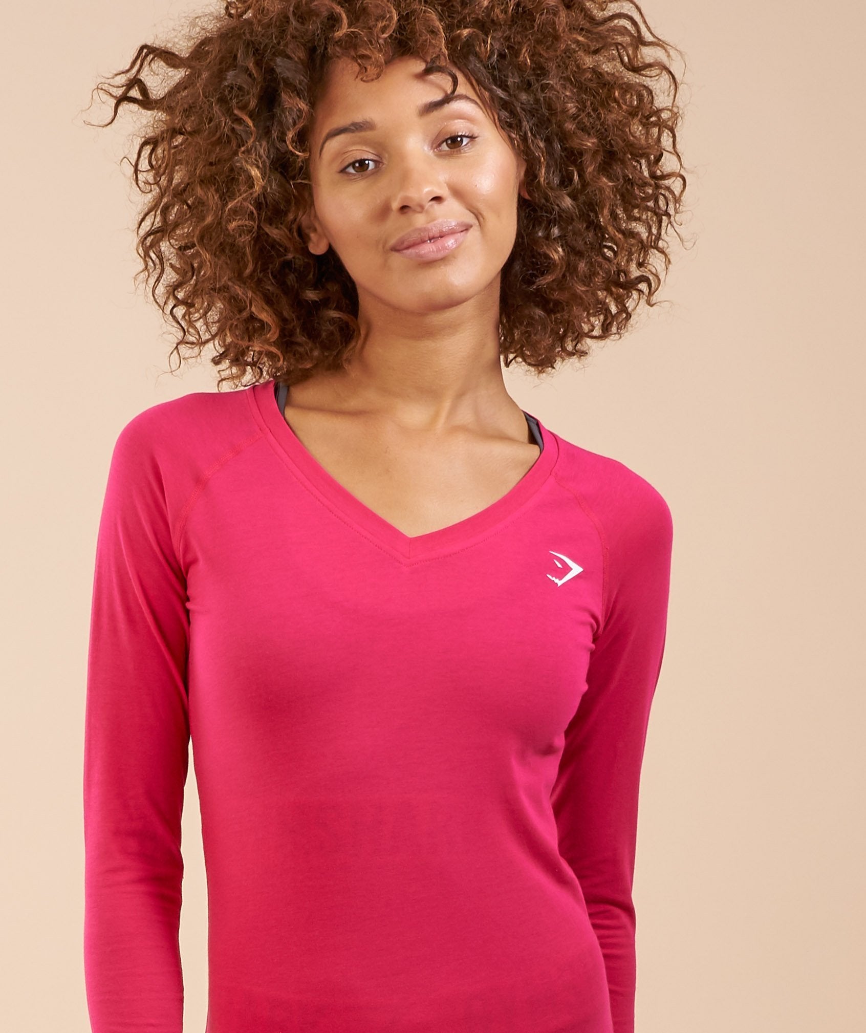 Verve Long Sleeve T-Shirt in Cranberry - view 6