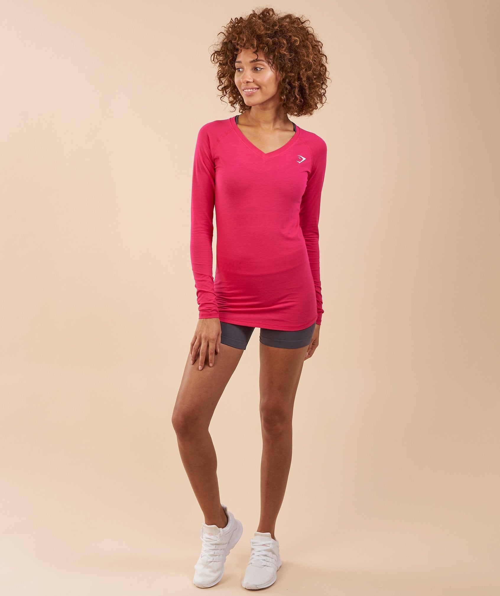 Verve Long Sleeve T-Shirt in Cranberry - view 4