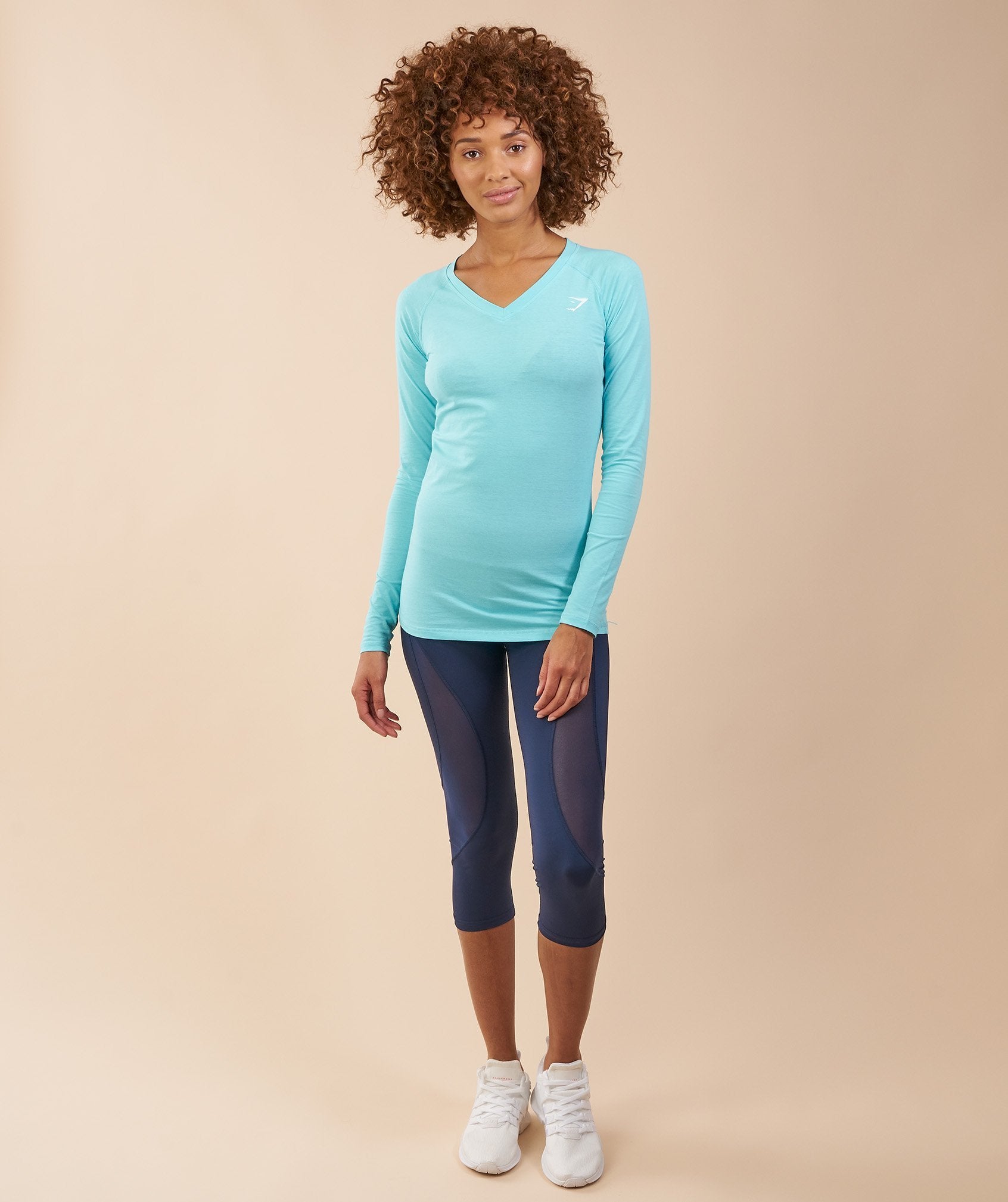 Verve Long Sleeve T-Shirt in Marine Blue - view 4
