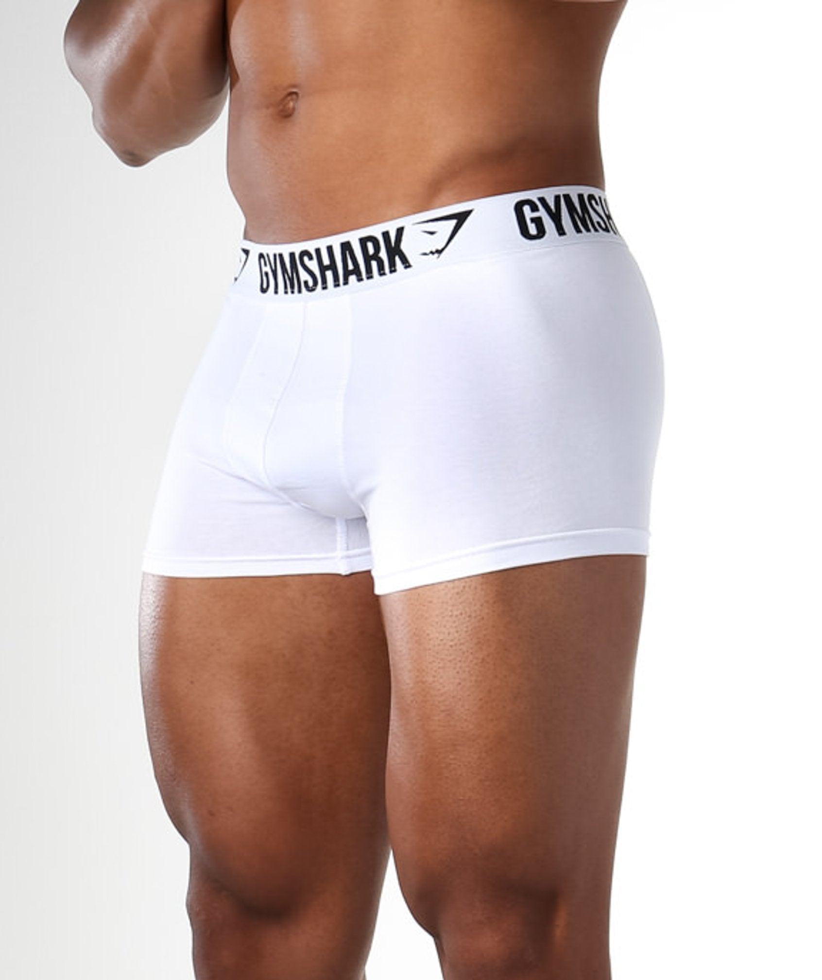 Mens Trunks 2pk in White - view 5