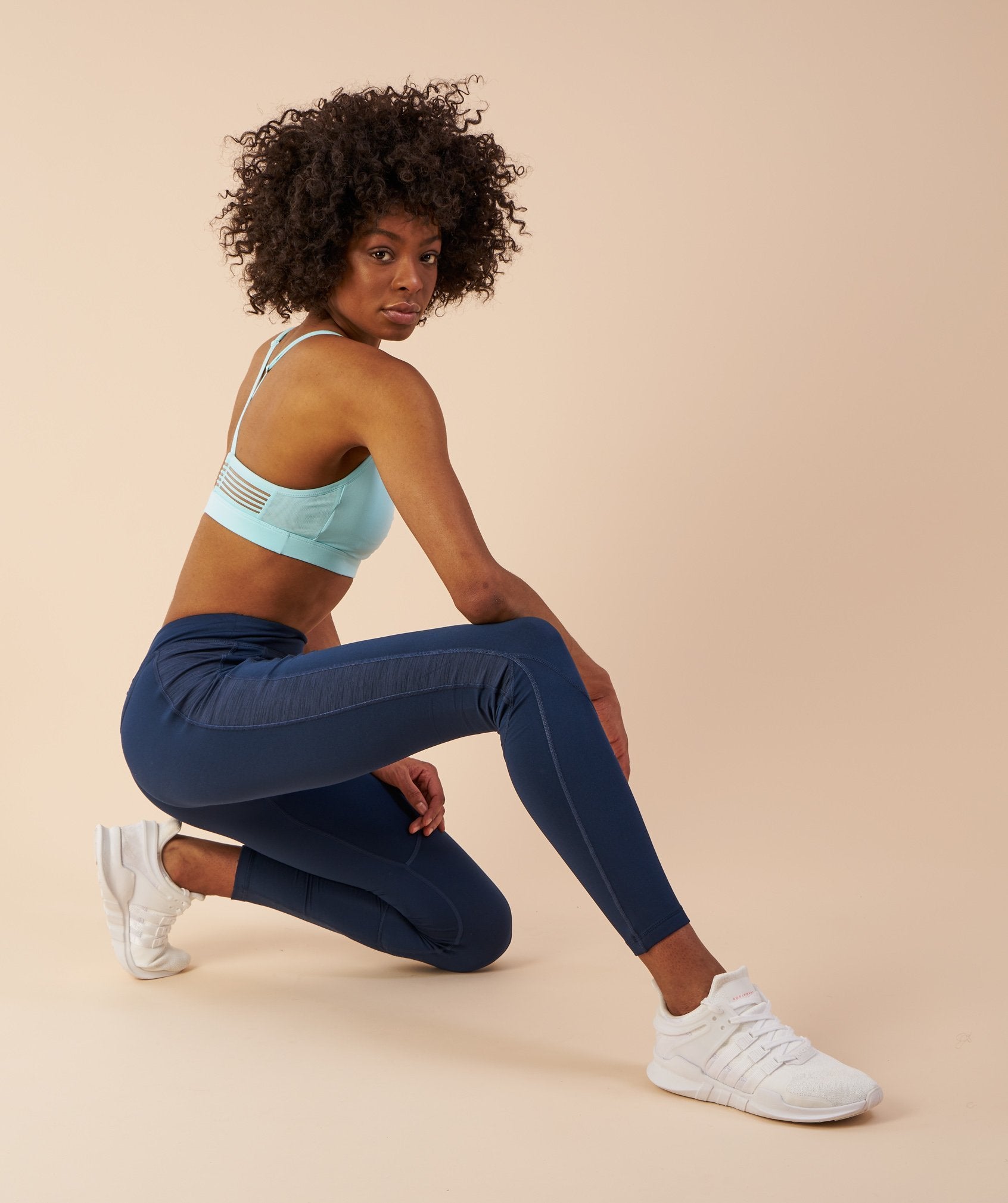 Winter Running Leggings in Sapphire Blue - view 4