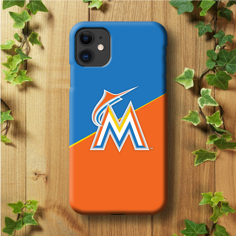 Baseball Miami Marlins Mlb 002  Iphone 11 Hoesje Cc-12362-0