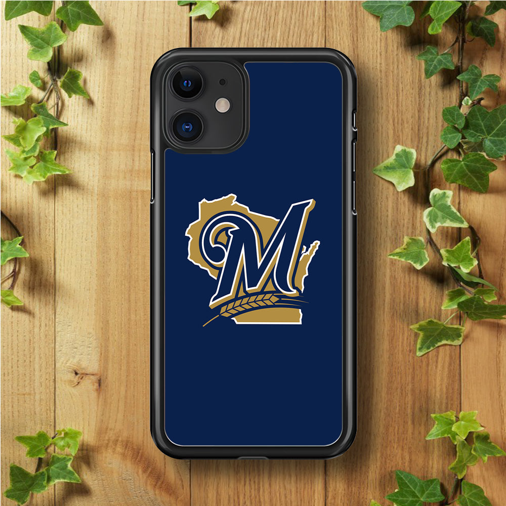 Baseball Milwaukee Brewers Mlb 001 Iphone 11 Hoesje Cc-71561-0