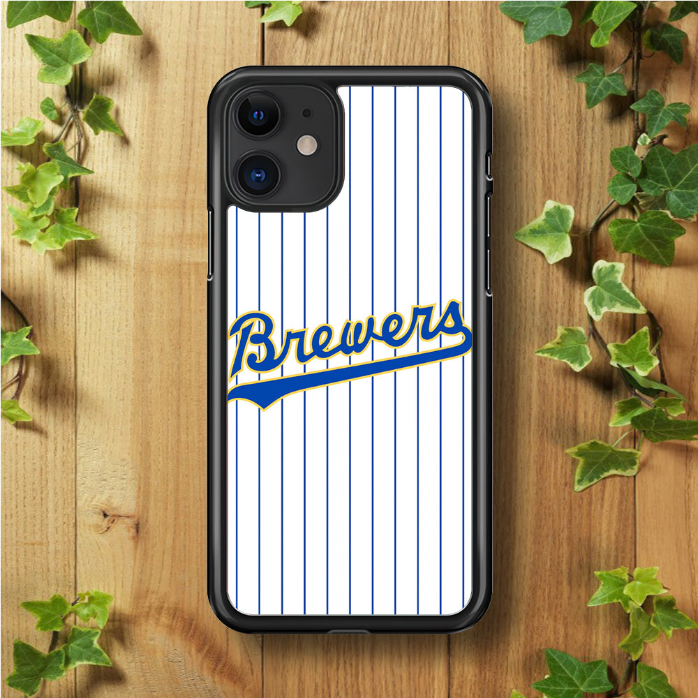 Baseball Milwaukee Brewers Mlb 002 Iphone 11 Hoesje Cc-87357-0