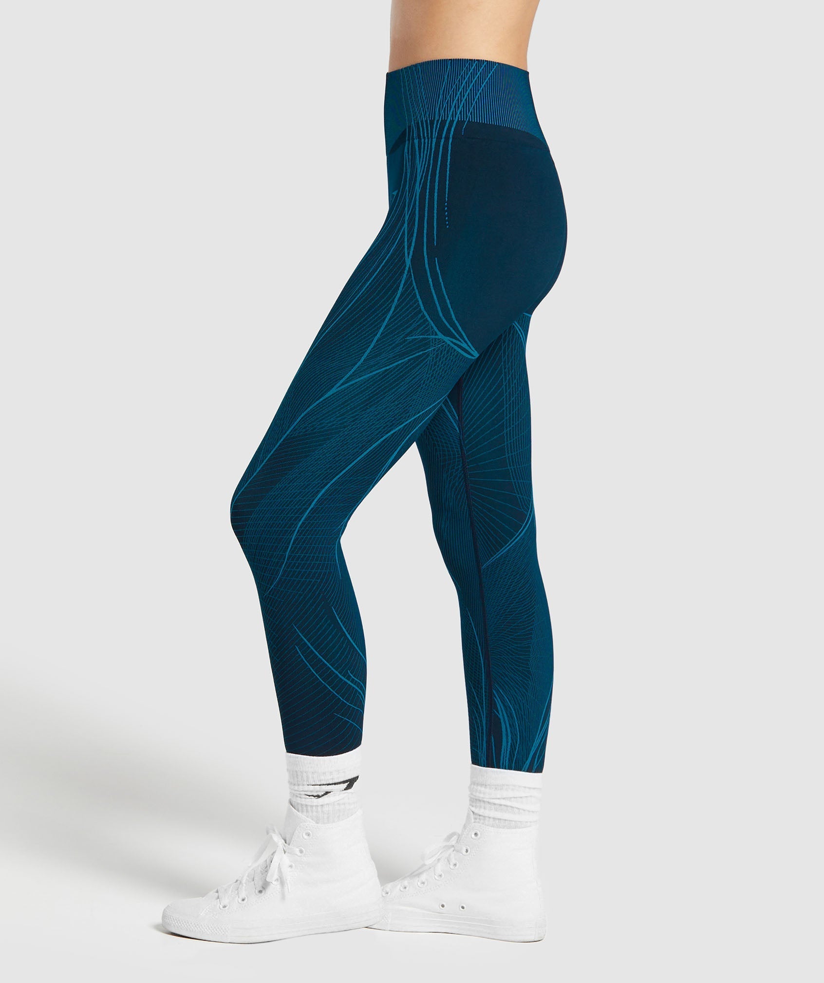 GS x Analis Leggings in Midnight Blue/Lats Blue - view 4