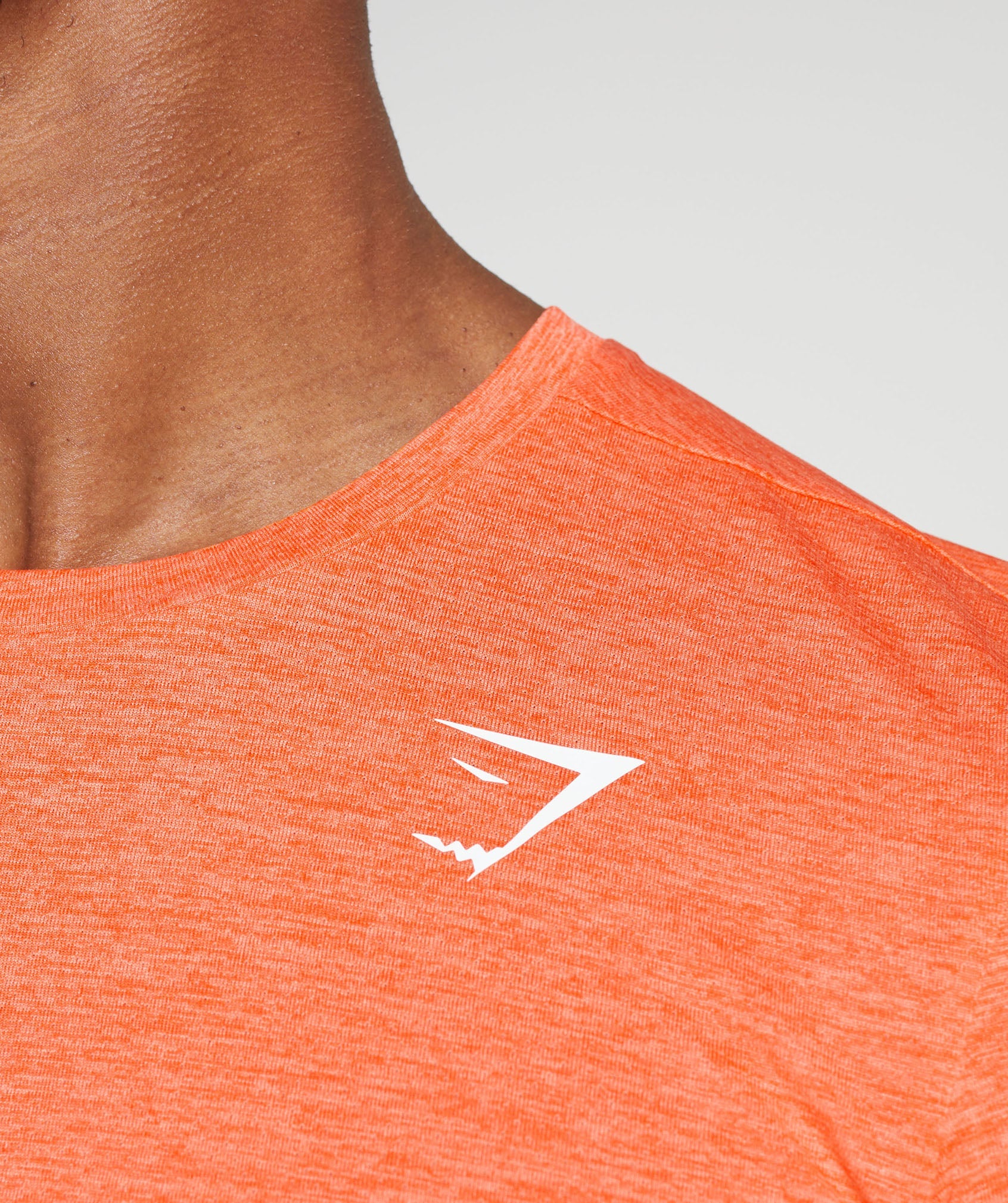 Arrival Marl T-Shirt in Ignite Orange/Ombre Orange Marl - view 5