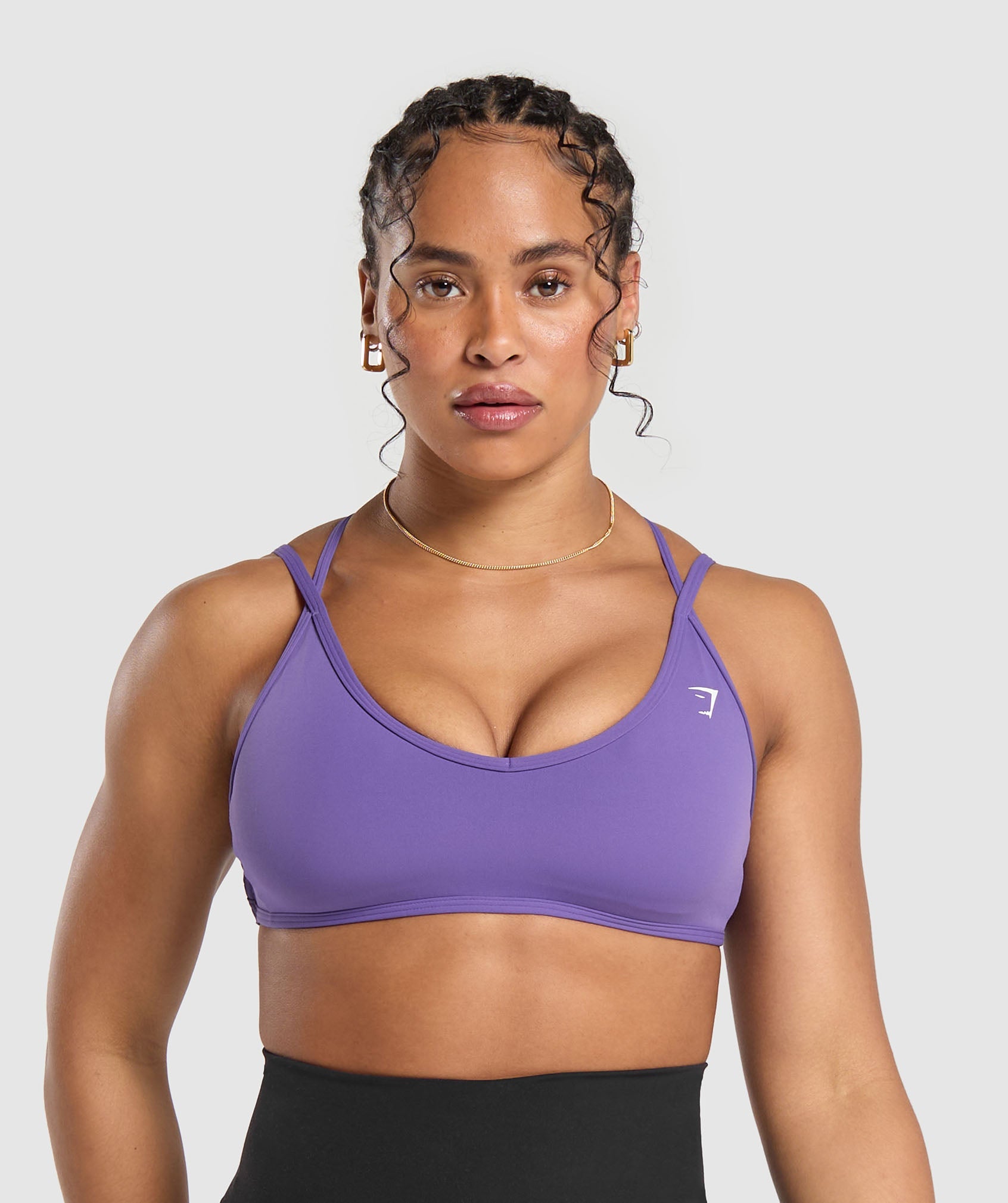 Back Gains Sports Bra in Stellar Purple - view 2