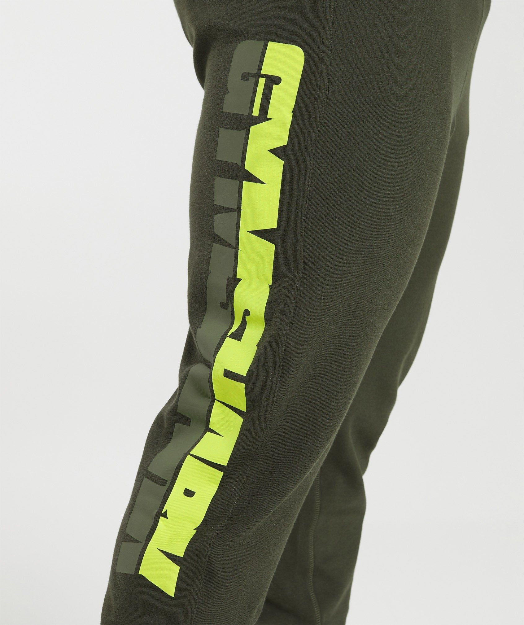 Bold Joggers in Deep Olive Green - view 5