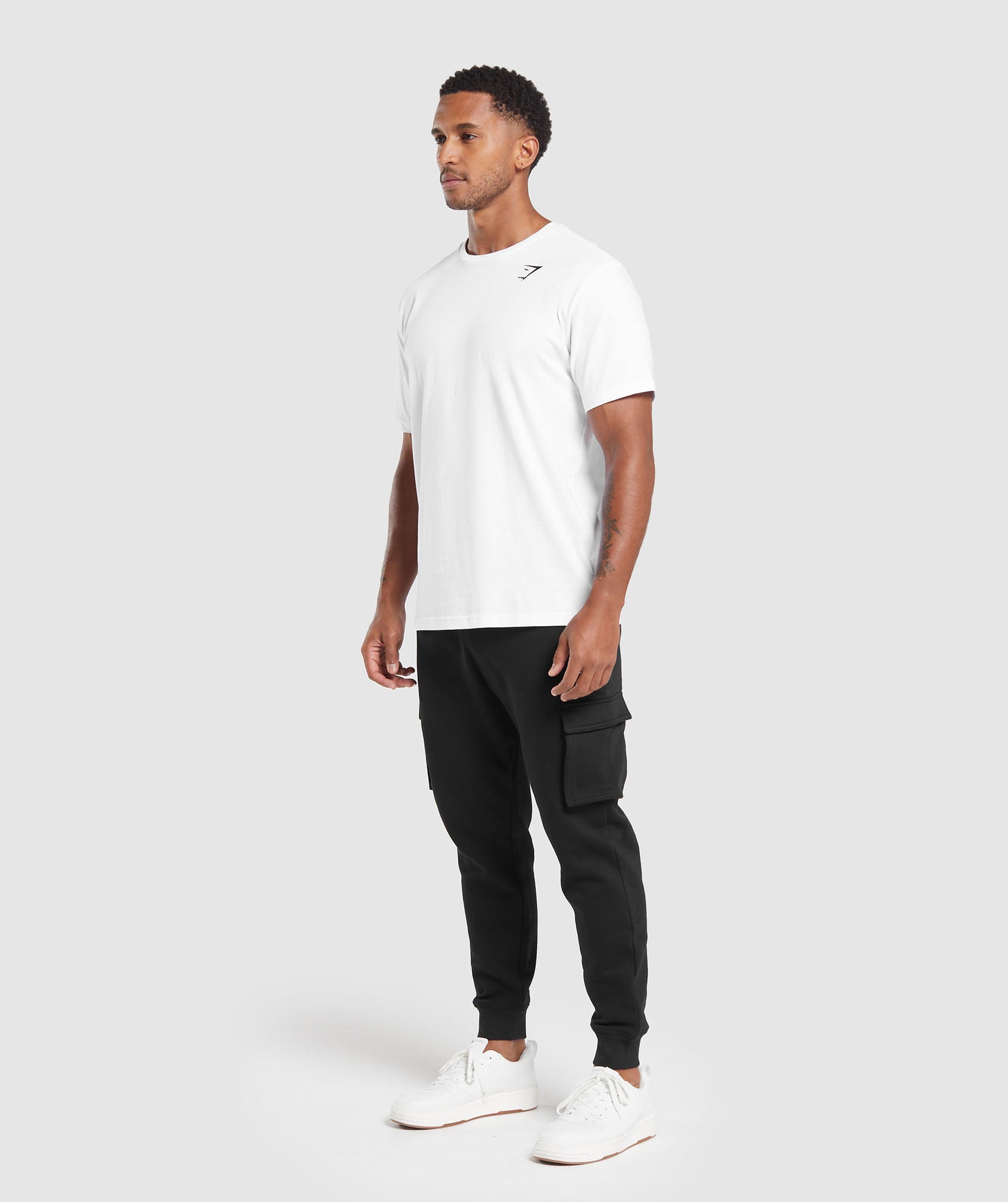 Crest Cargo Joggers in Black - view 4