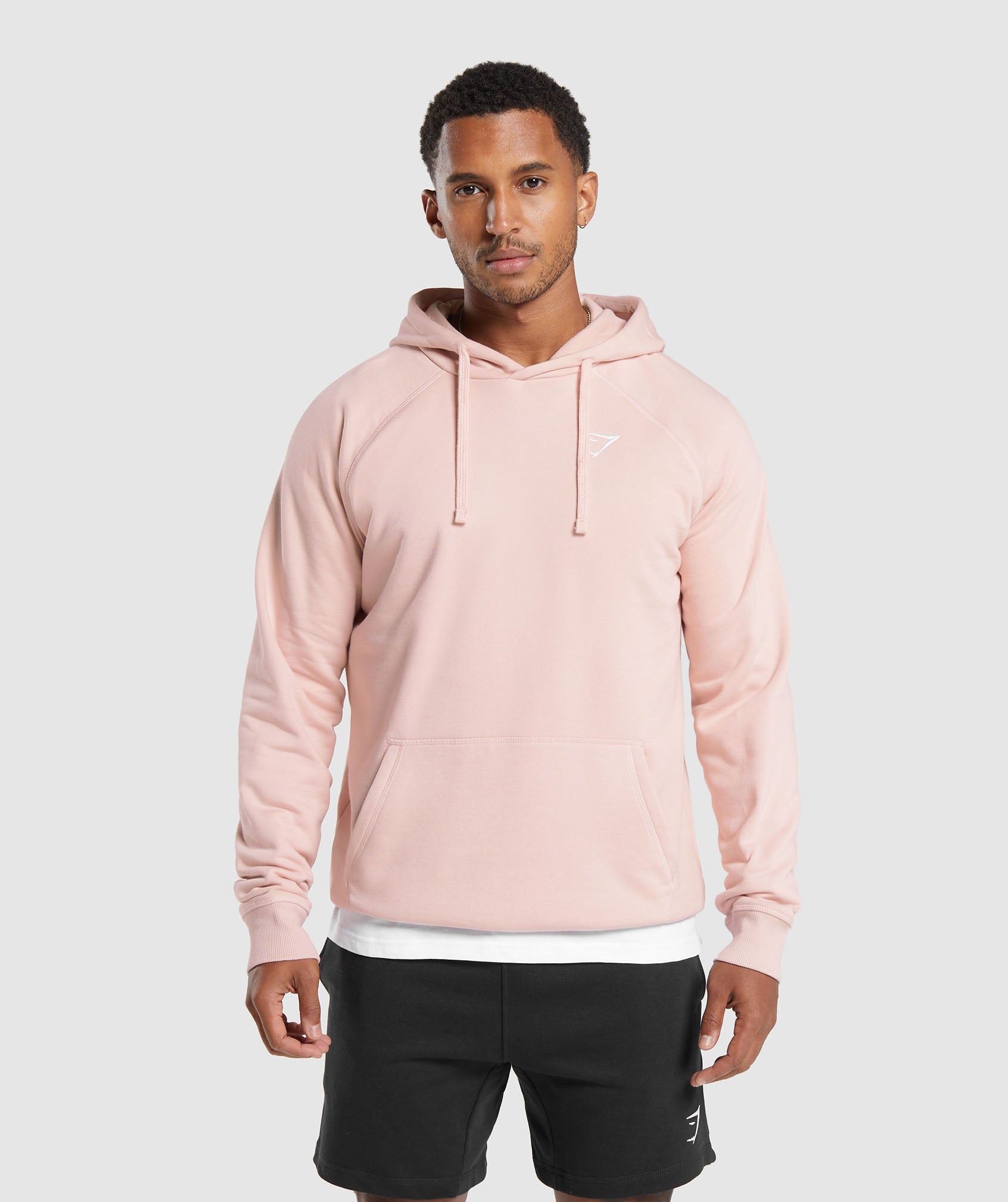 Crest Hoodie in Misty Pink - view 1