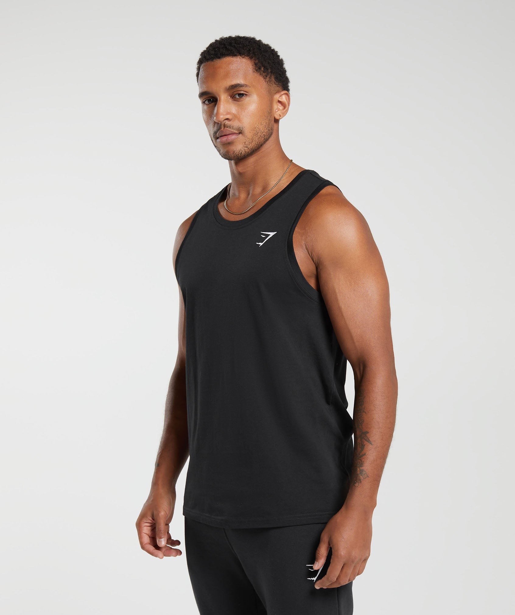 Crest Tank in Black - view 3