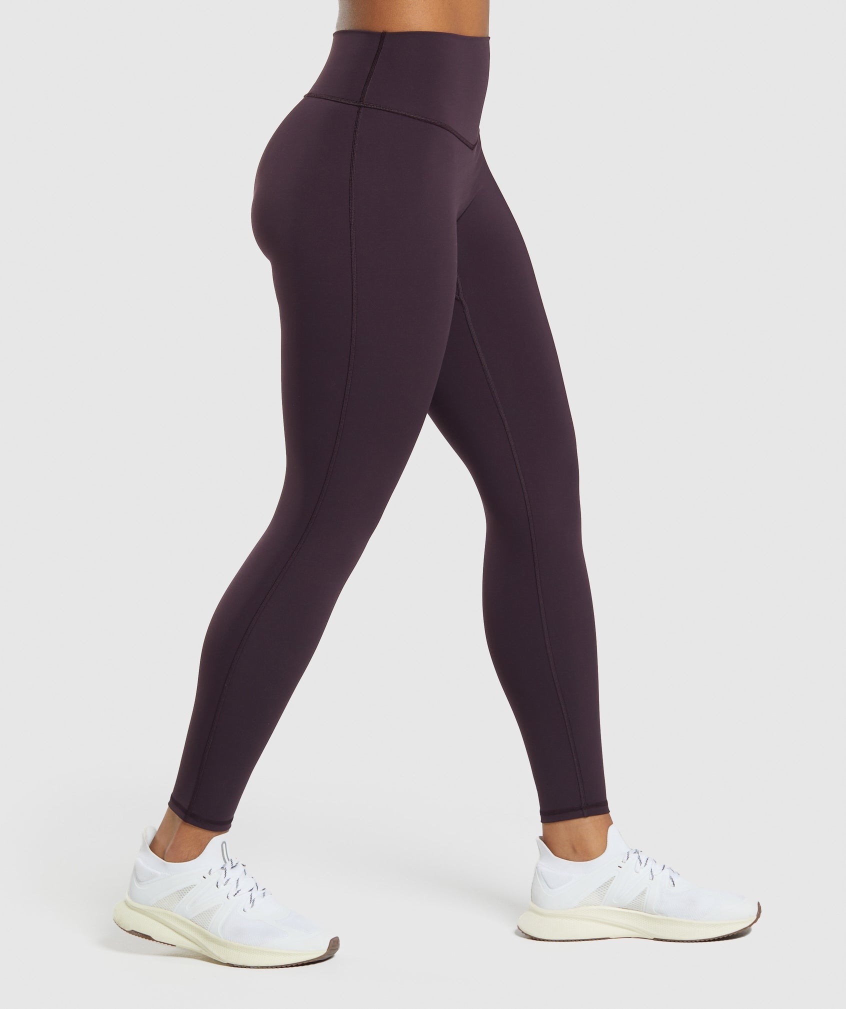 Elevate Leggings in Plum Brown - view 3