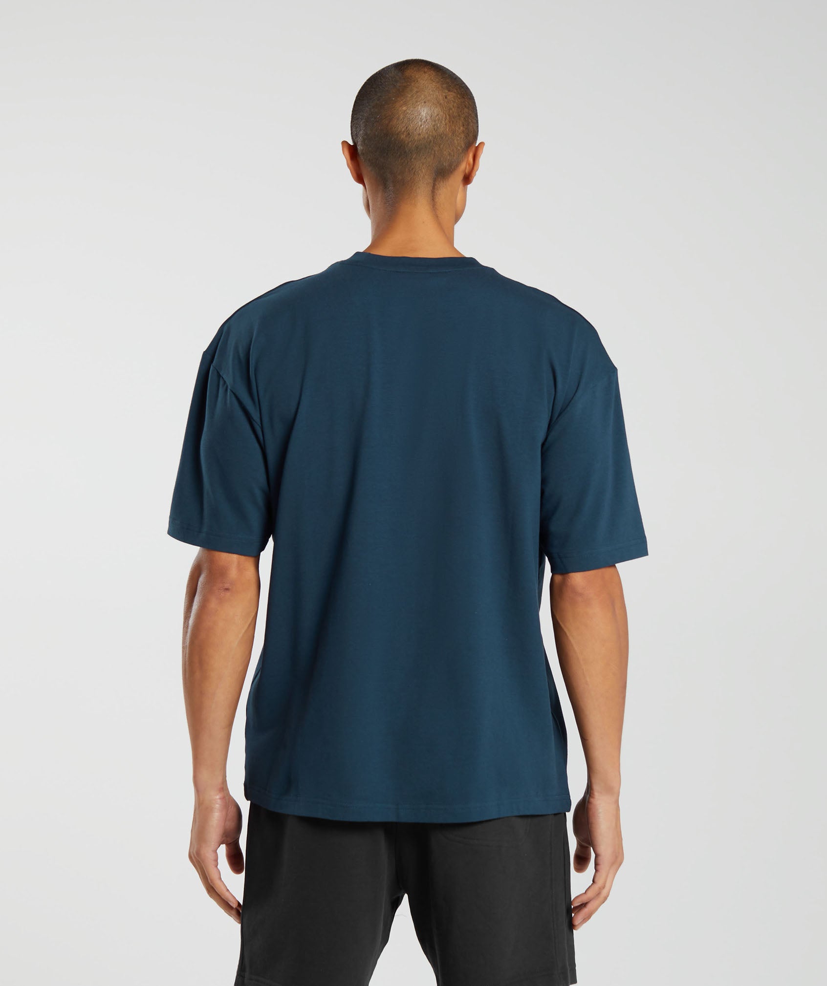 Essential Oversized T-Shirt in Navy - view 2