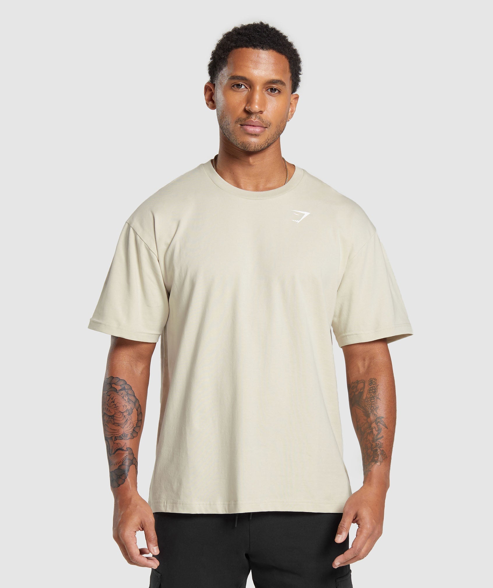 Essential Oversized T-Shirt in Pebble Grey ist nicht auf Lager