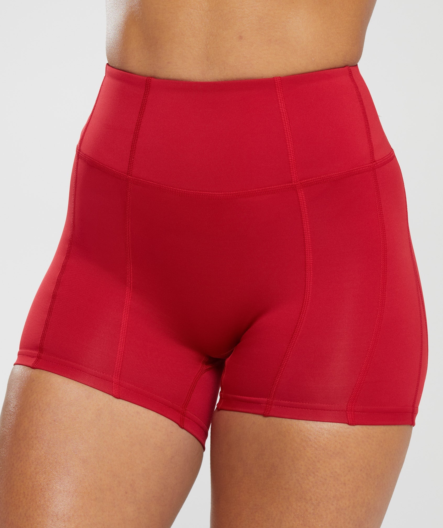 GS Power High Rise Shorts in Carmine Red - view 5