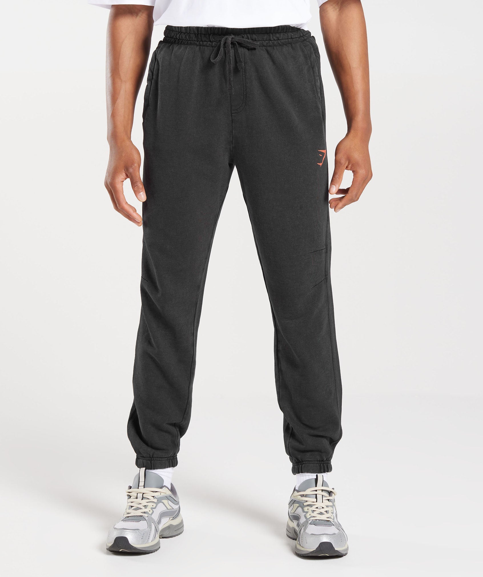 Collegiate Joggers in Black/Acid Wash - view 2