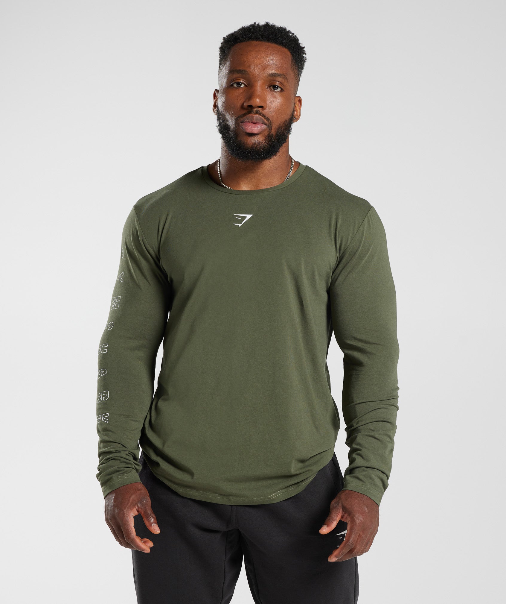 Core Long Sleeve T-Shirt in Core Olive - view 1