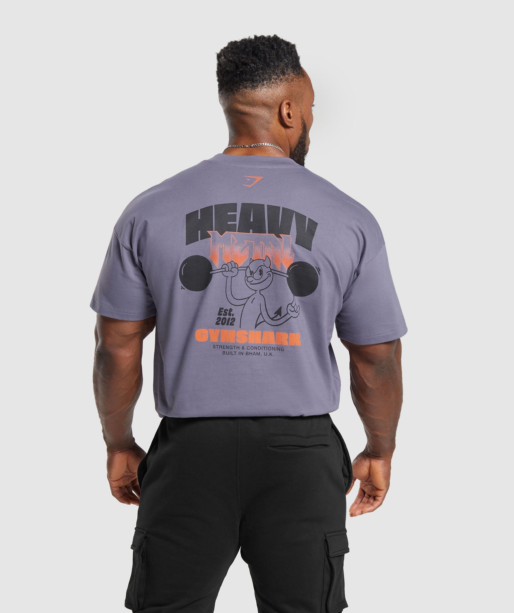 Heavy Metal T-Shirt in Purple ist nicht auf Lager