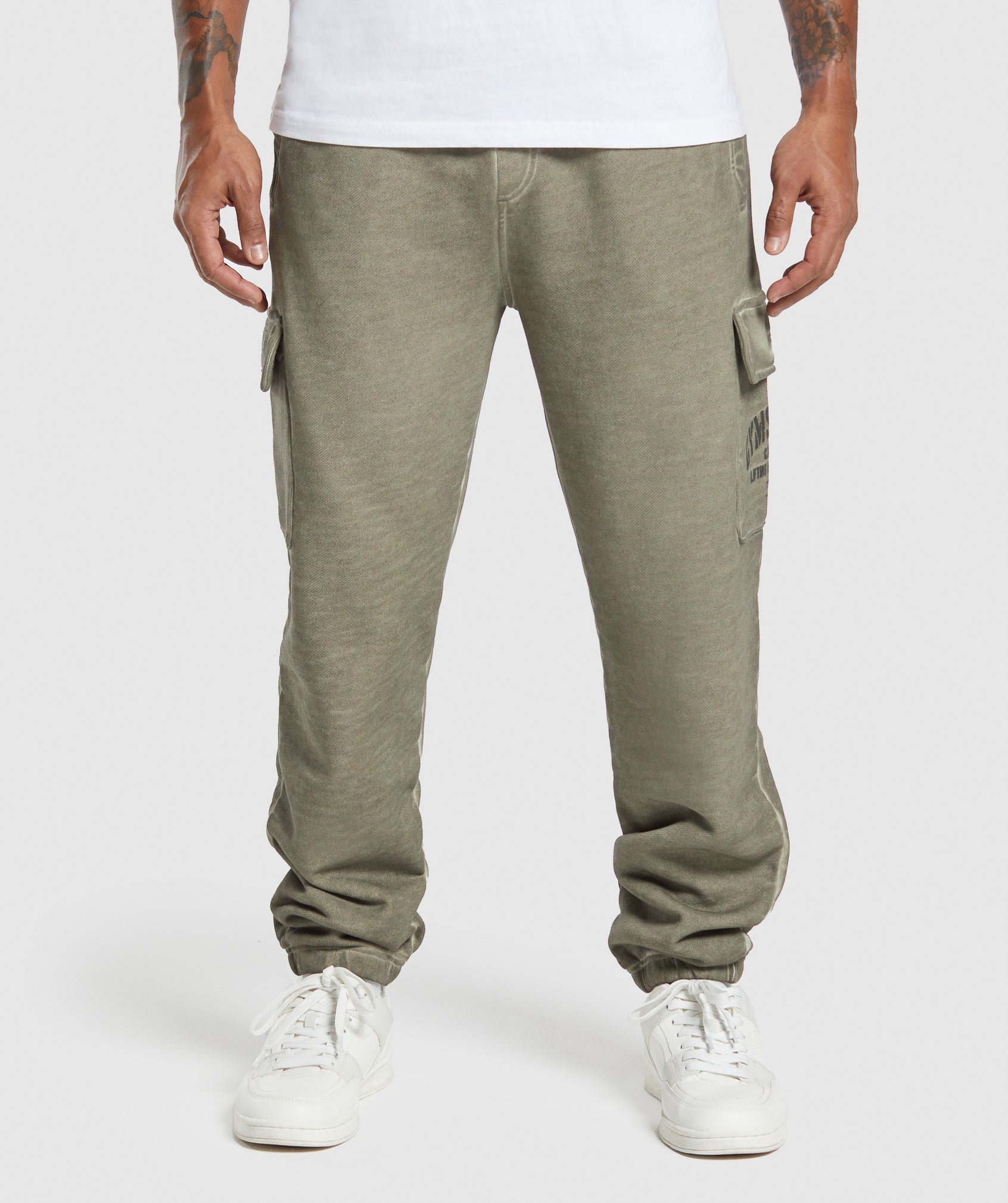 Heavyweight Washed Cargo Joggers