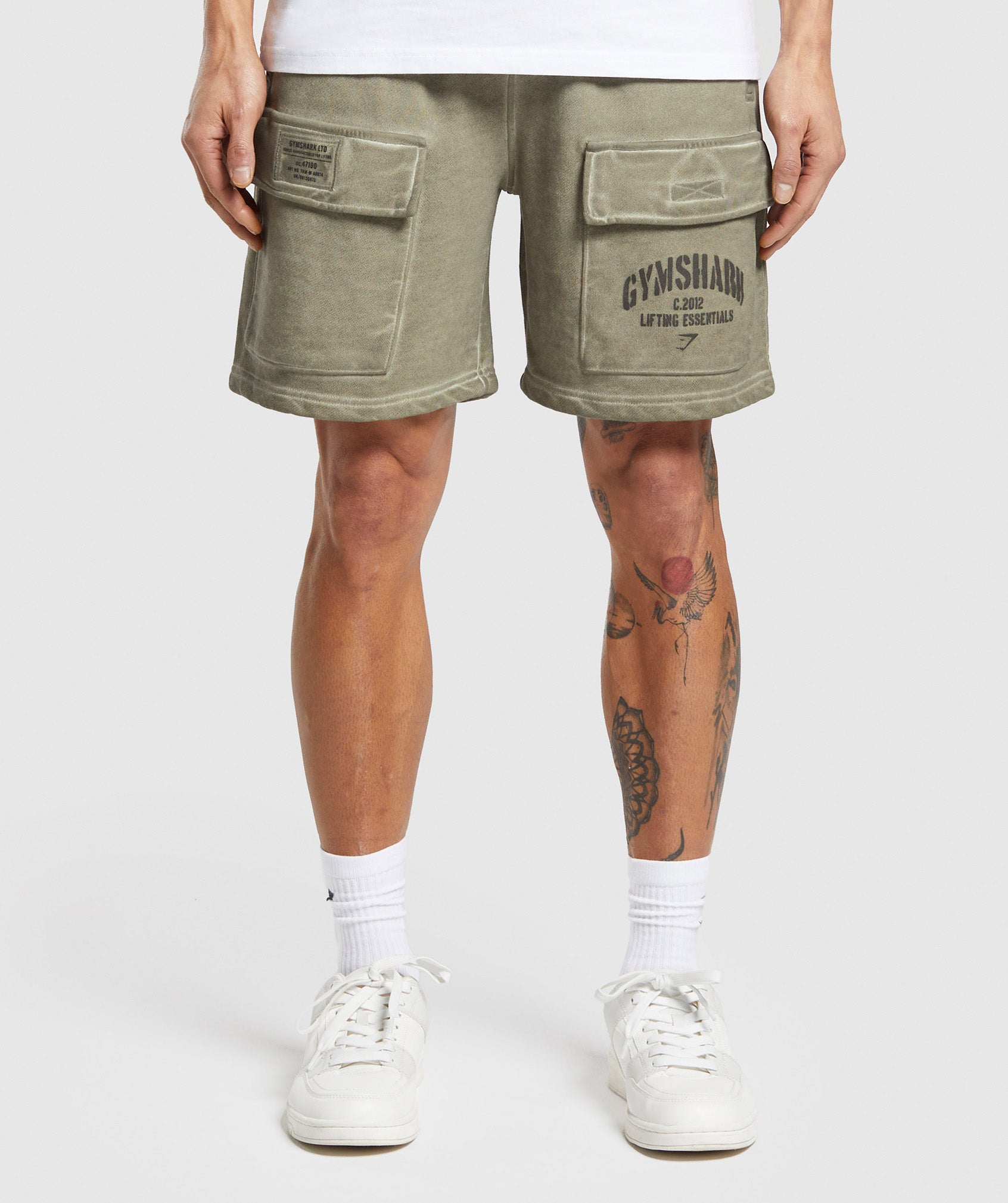 Heavyweight Washed Cargo Shorts