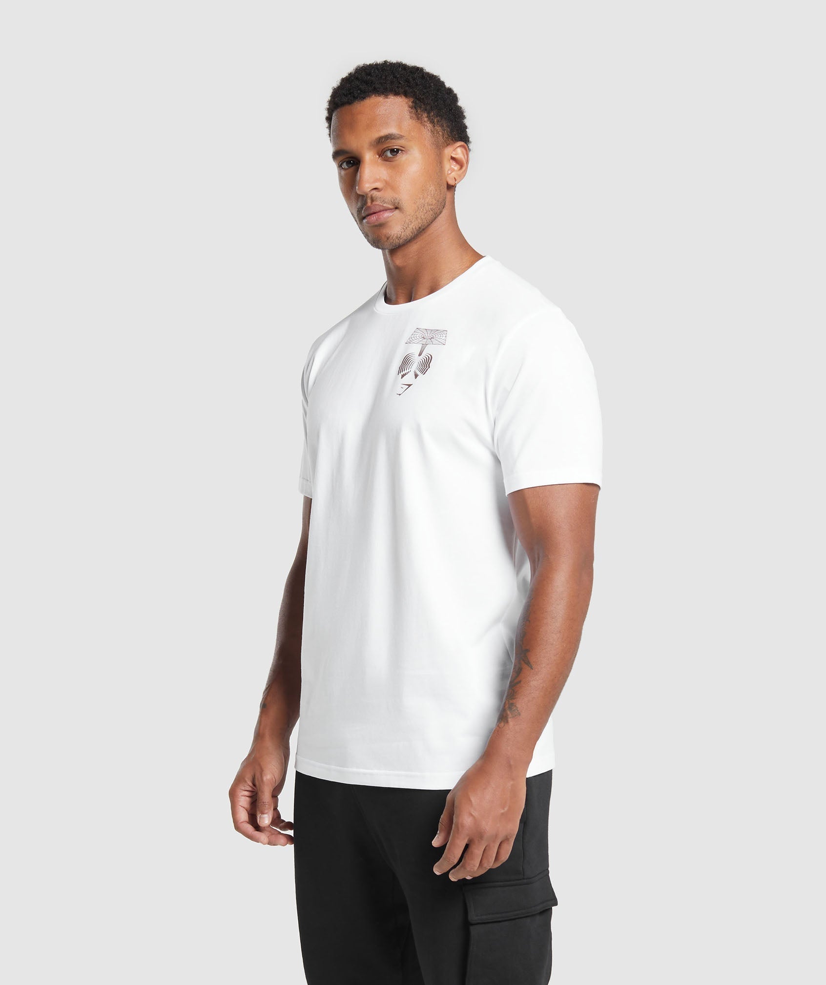 Hybrid Wellness T-Shirt in White - view 3