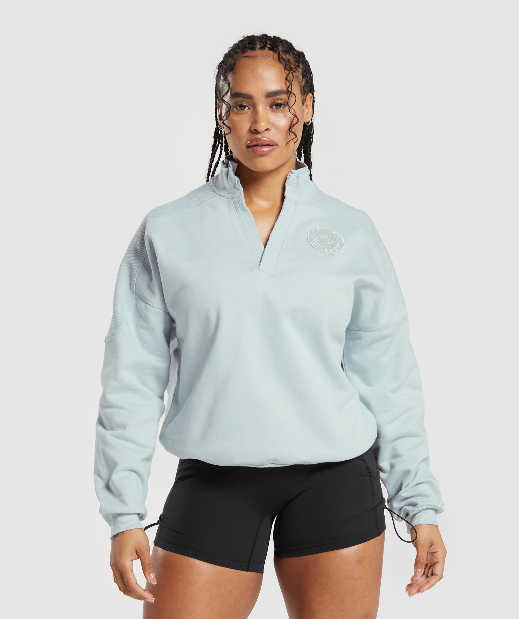 Legacy Oversized Sweatshirt in Fresh Blue