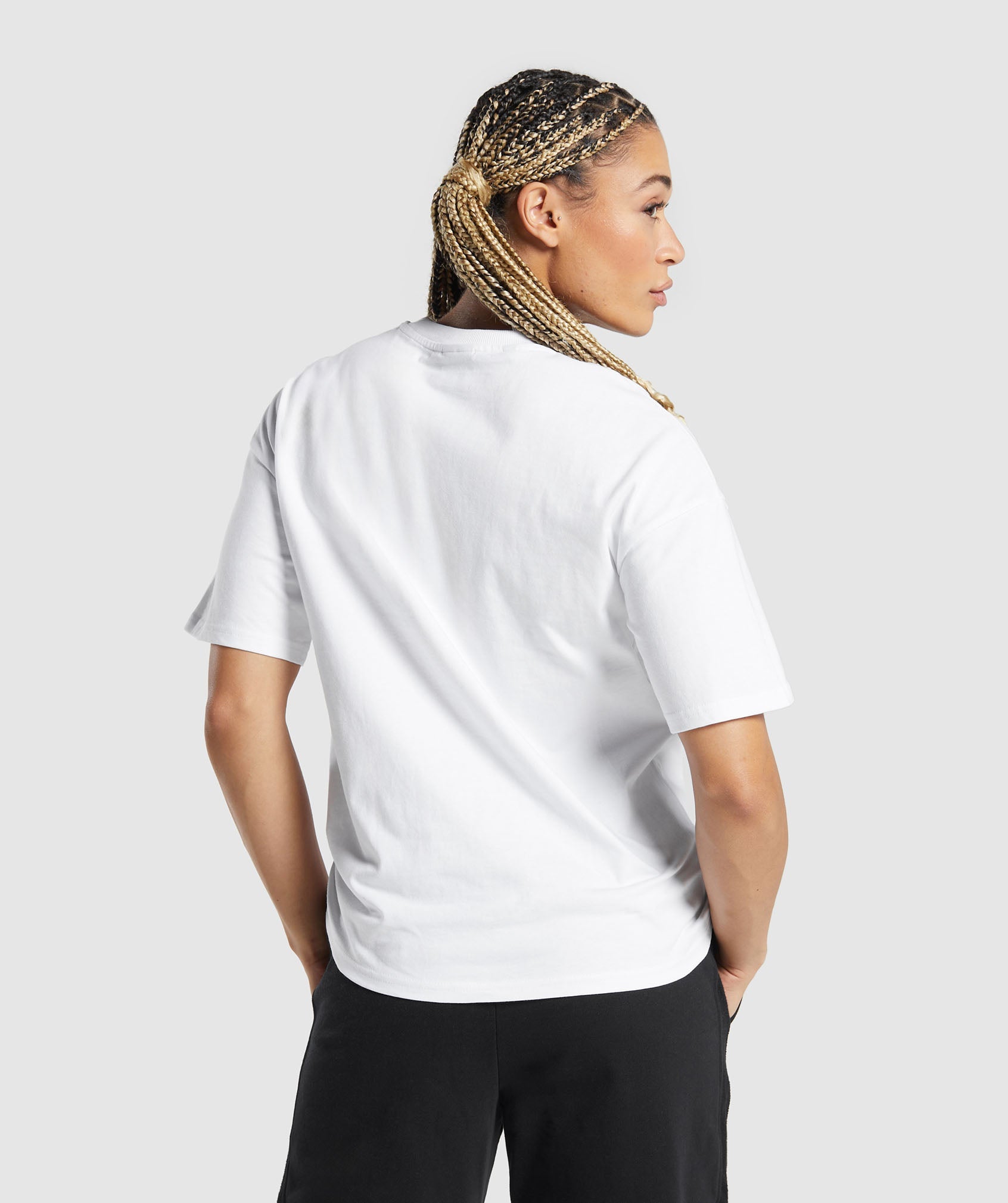 Legacy Oversized T-Shirt in White - view 2