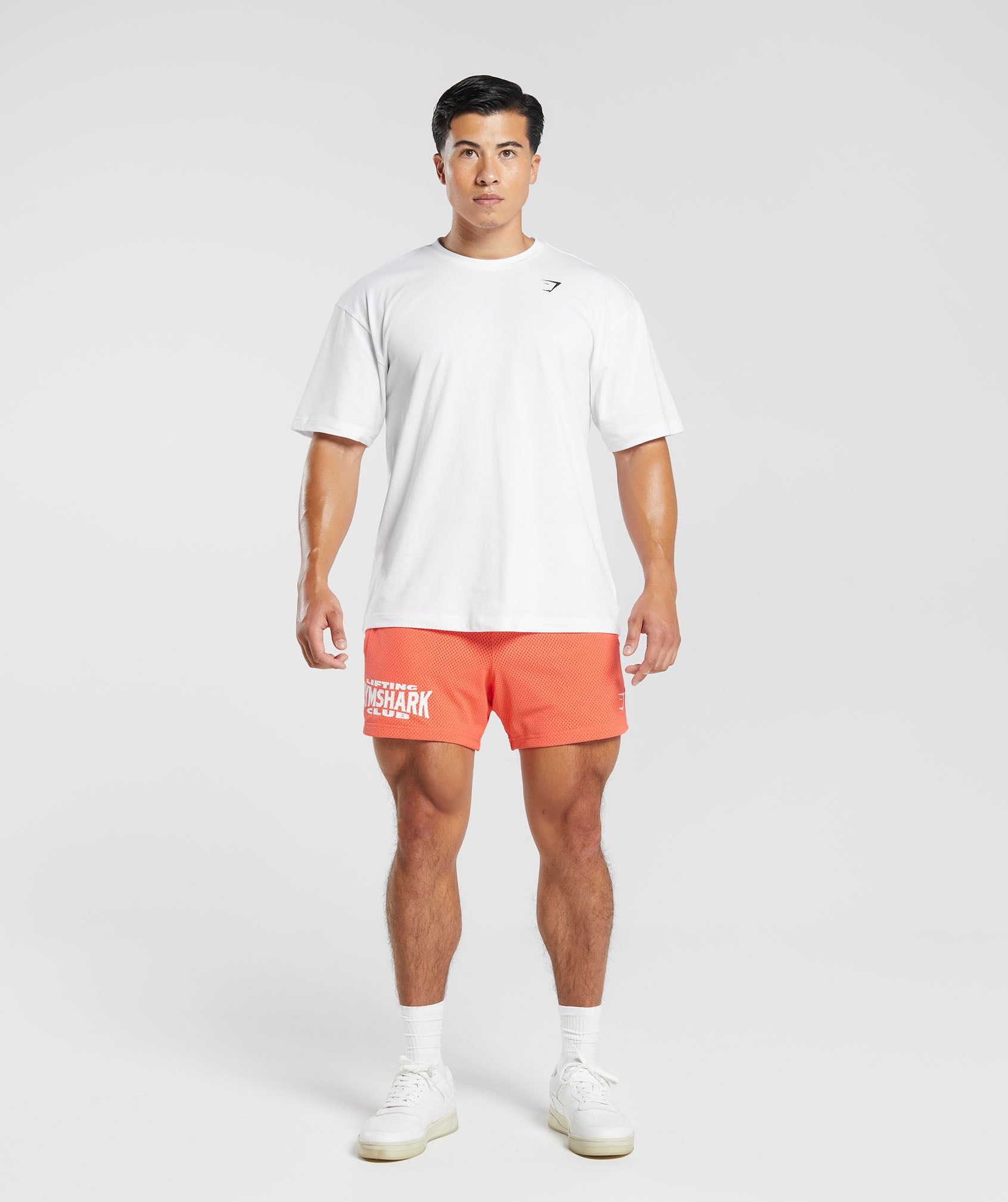 Lifting Club Mesh 5" Shorts in Solstice Orange - view 4