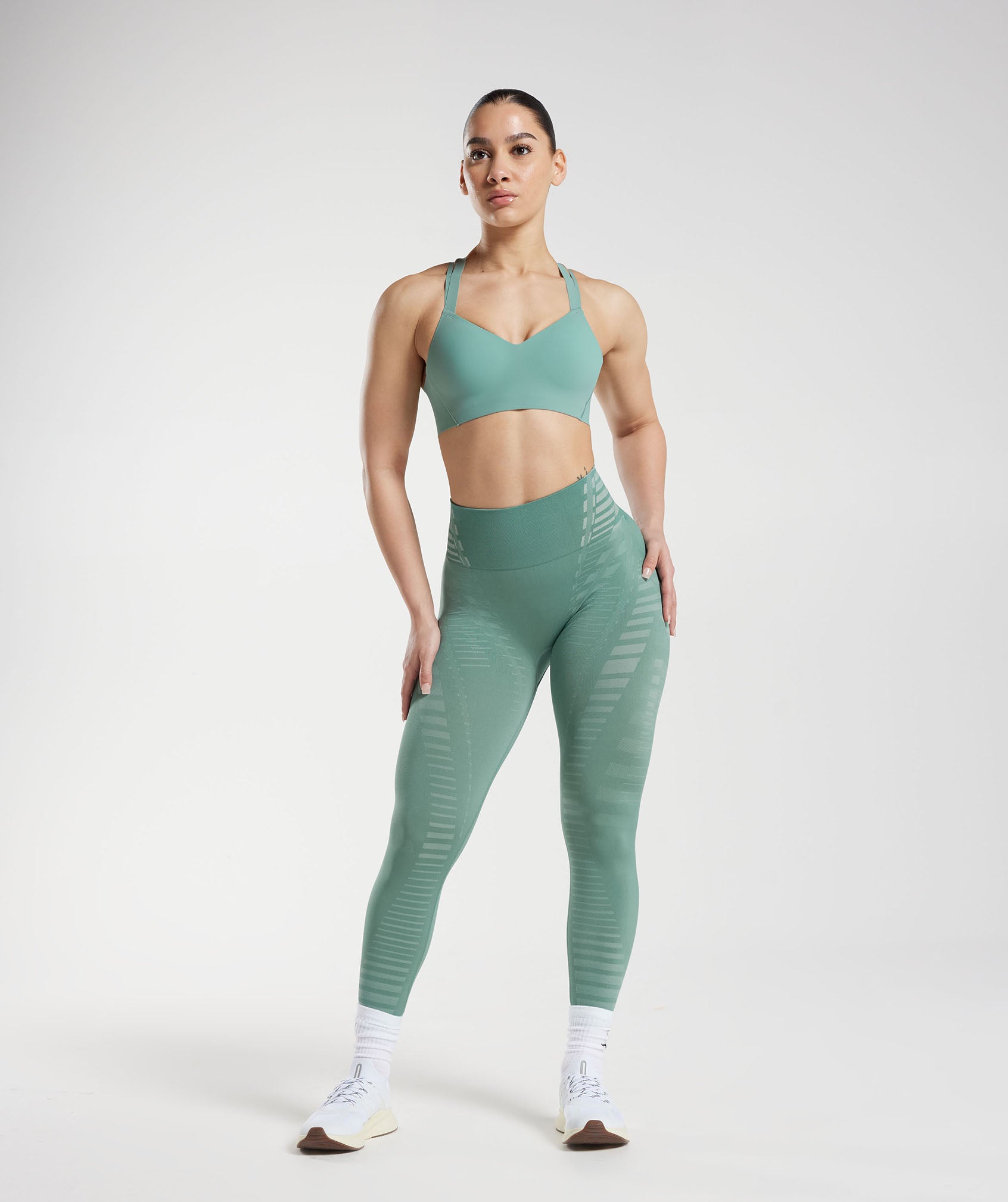 Apex Limit Sports Bra in Ink Teal - view 6