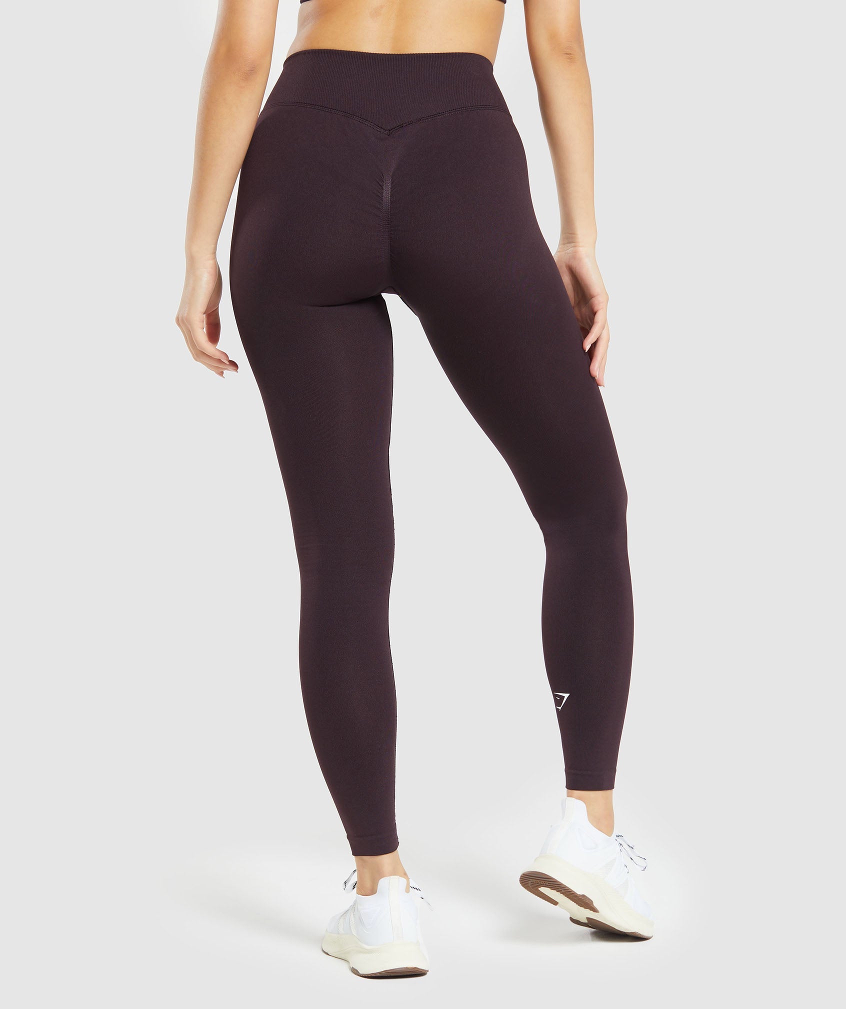 Apex Limit Seamless Leggings in Plum Brown - view 2