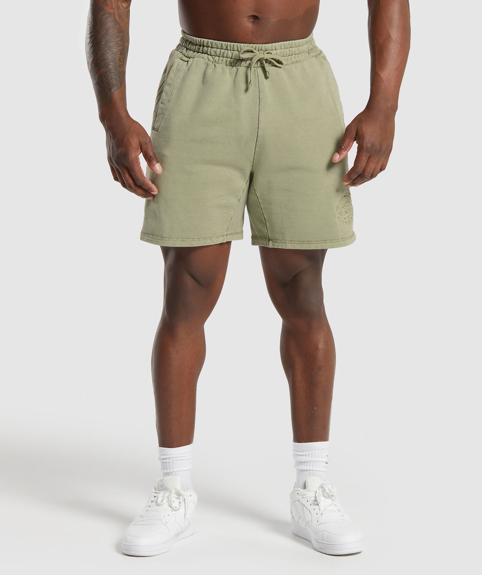 Premium Legacy Shorts in Natural Sage Green - view 1