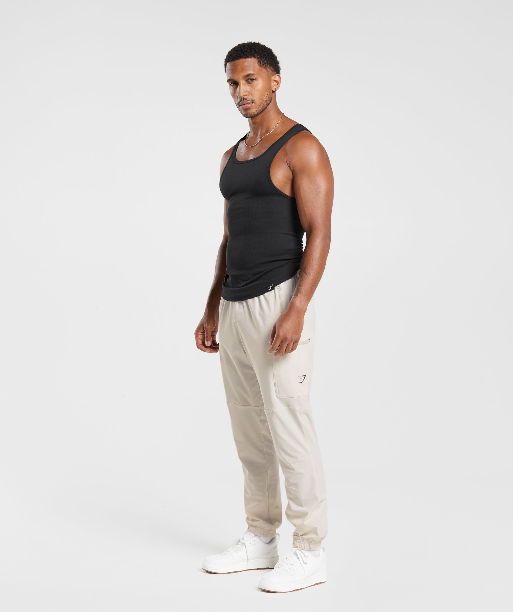 Rest Day Cargo Pants in Mushroom Brown - view 4