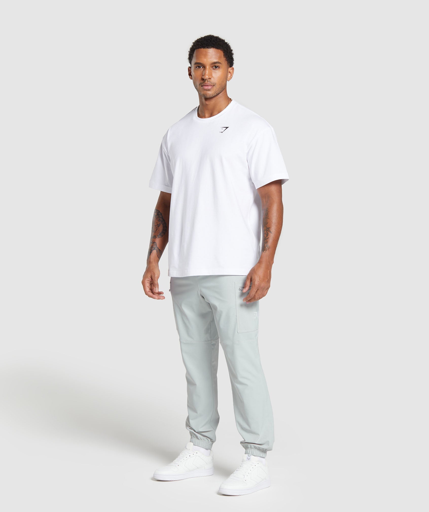 Rest Day Cargo Pants in Light Grey - view 4