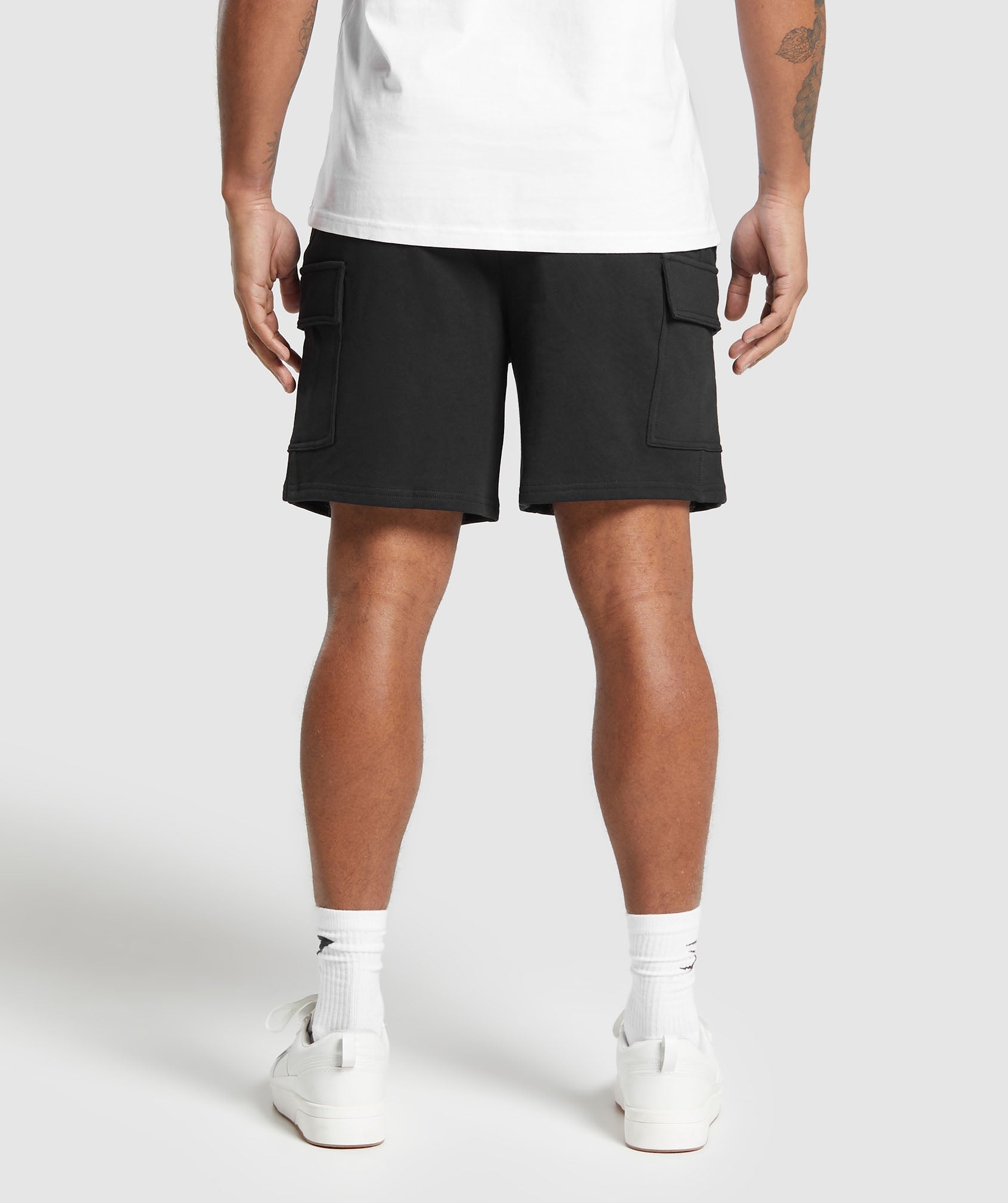 Rest Day Essentials Cargo 7" Shorts in Black - view 2