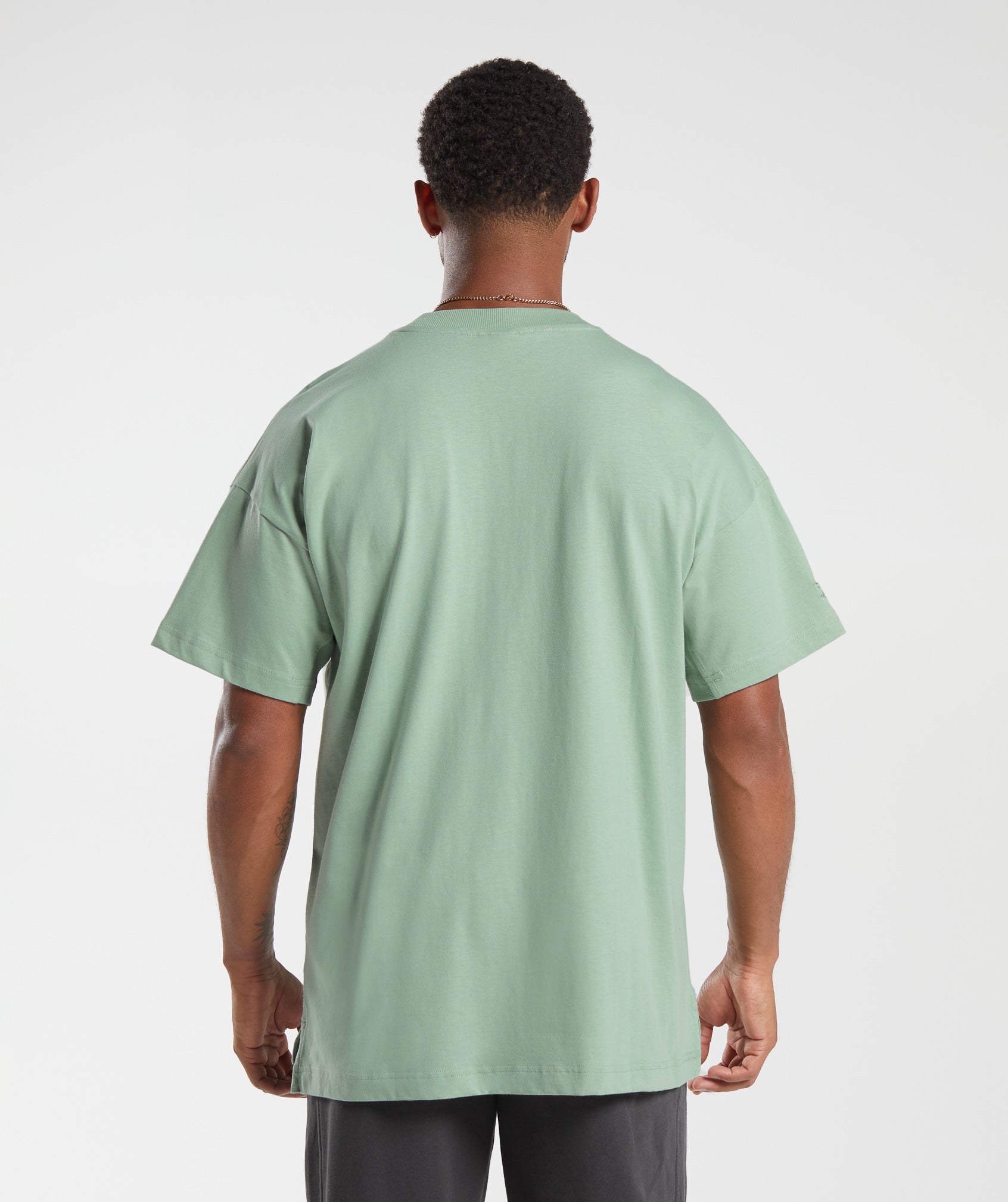 Rest Day Essentials T-shirt in Desert Sage Green - view 2