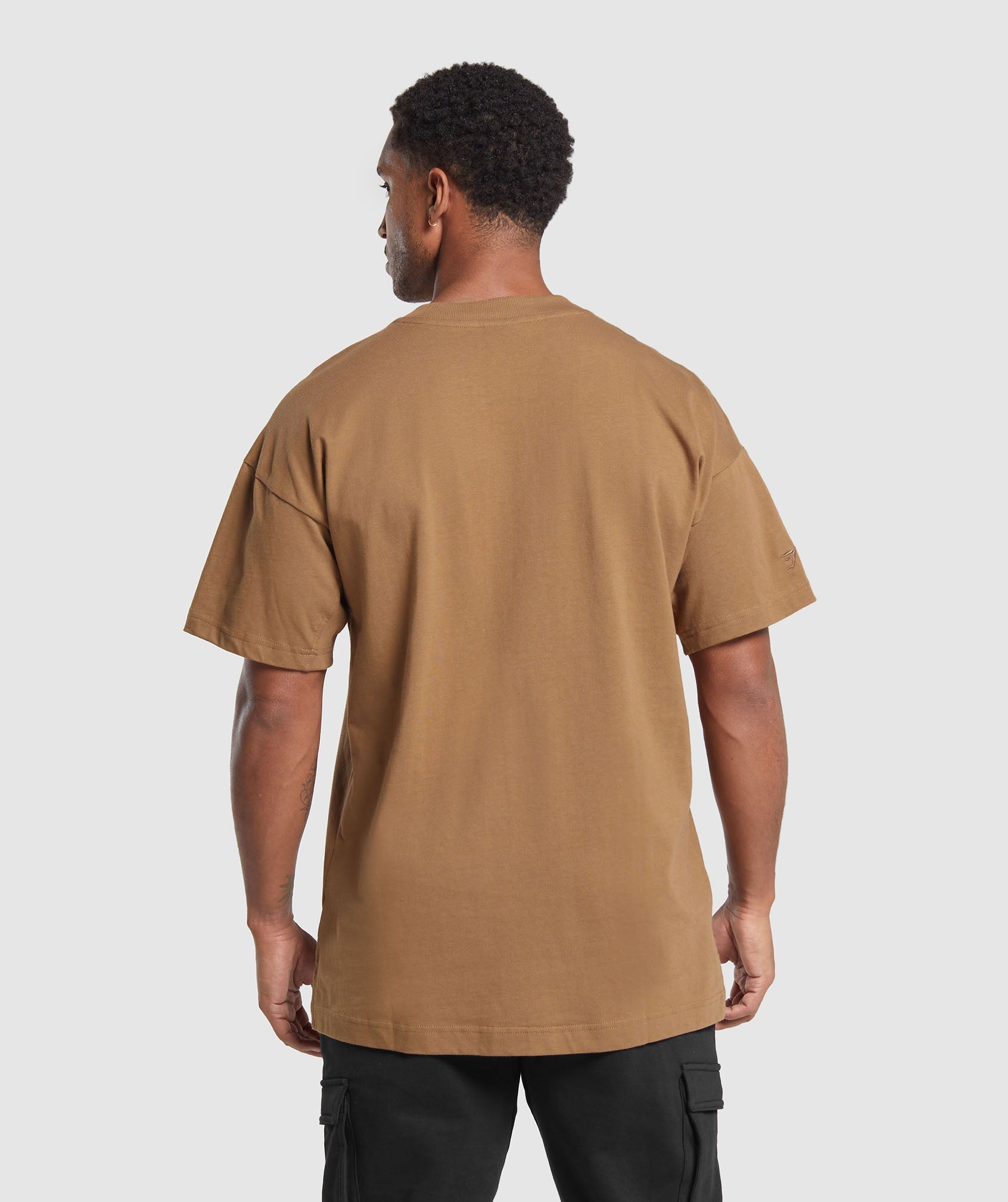 Rest Day Essentials T-Shirt in Caramel Brown - view 2