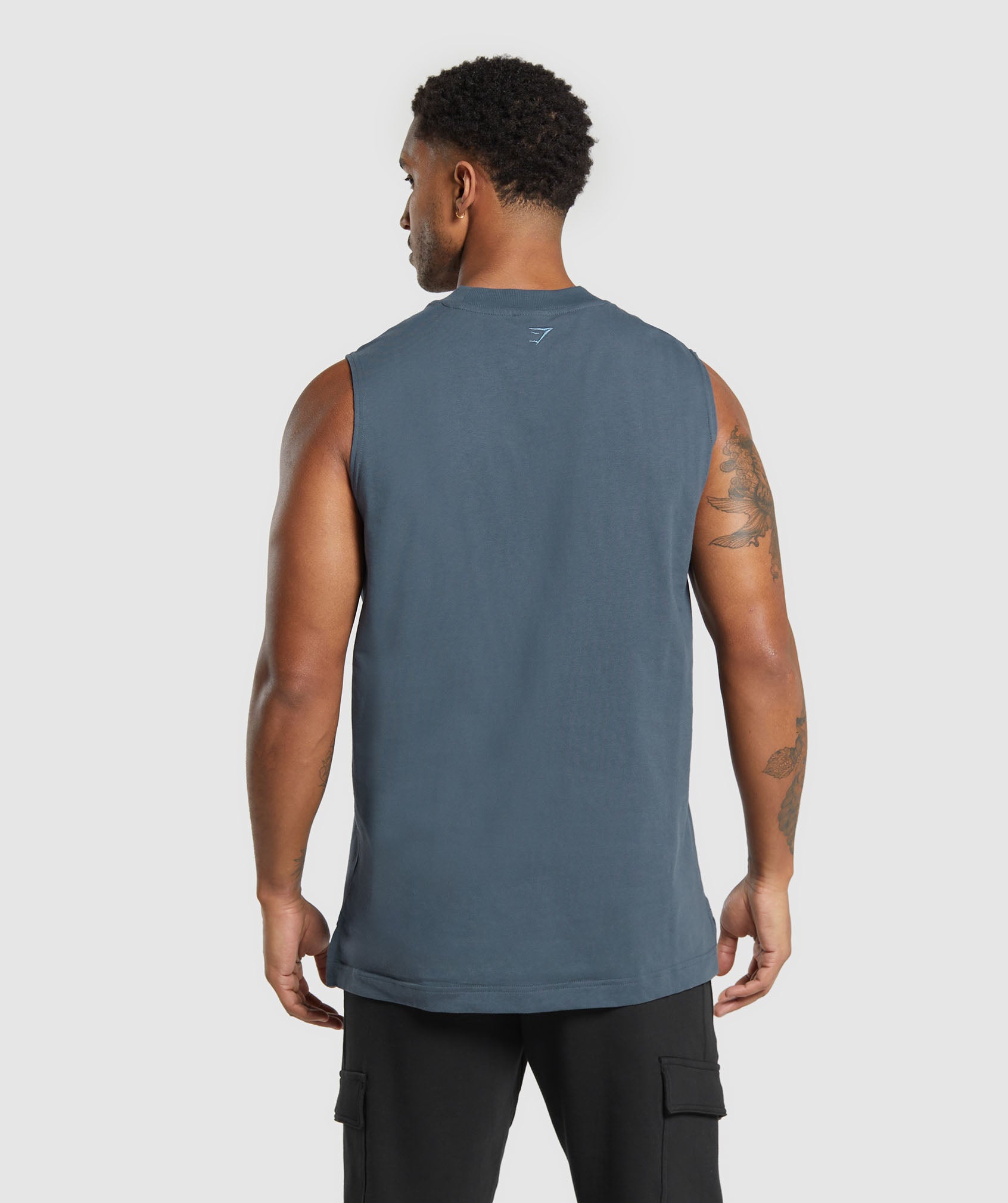 Rest Day Essentials Tank in Titanium Blue - view 2