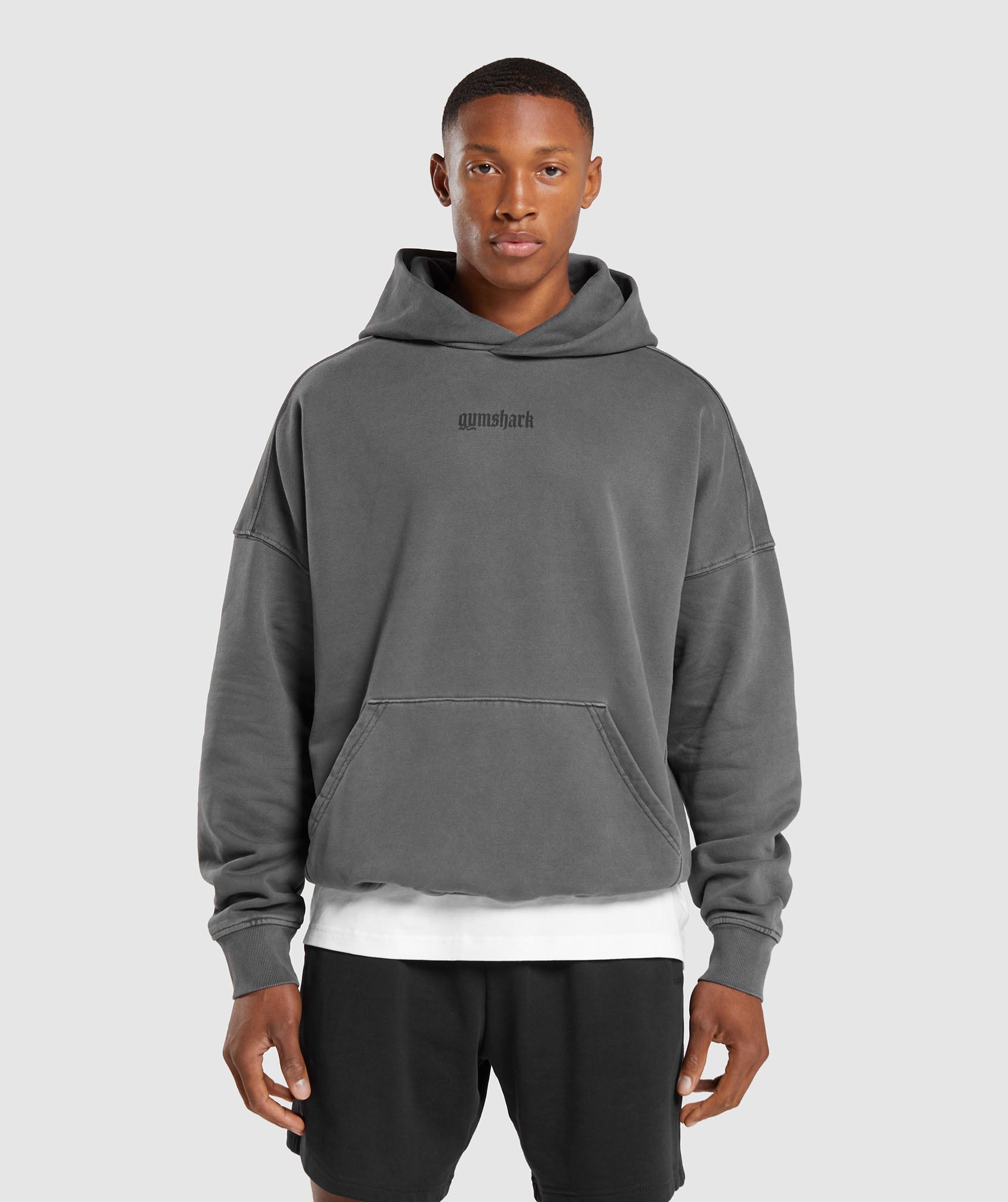 Heavyweight Hoodie in Black - view 2