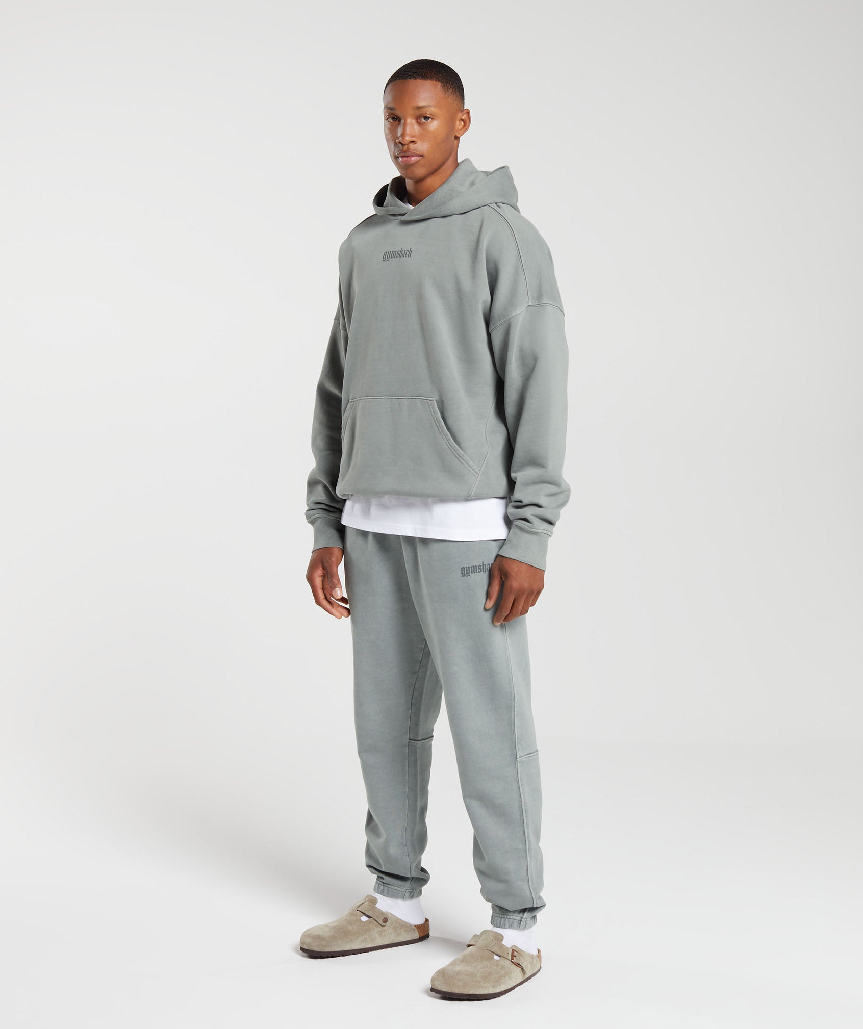 Heavyweight Hoodie in Smokey Grey - view 4