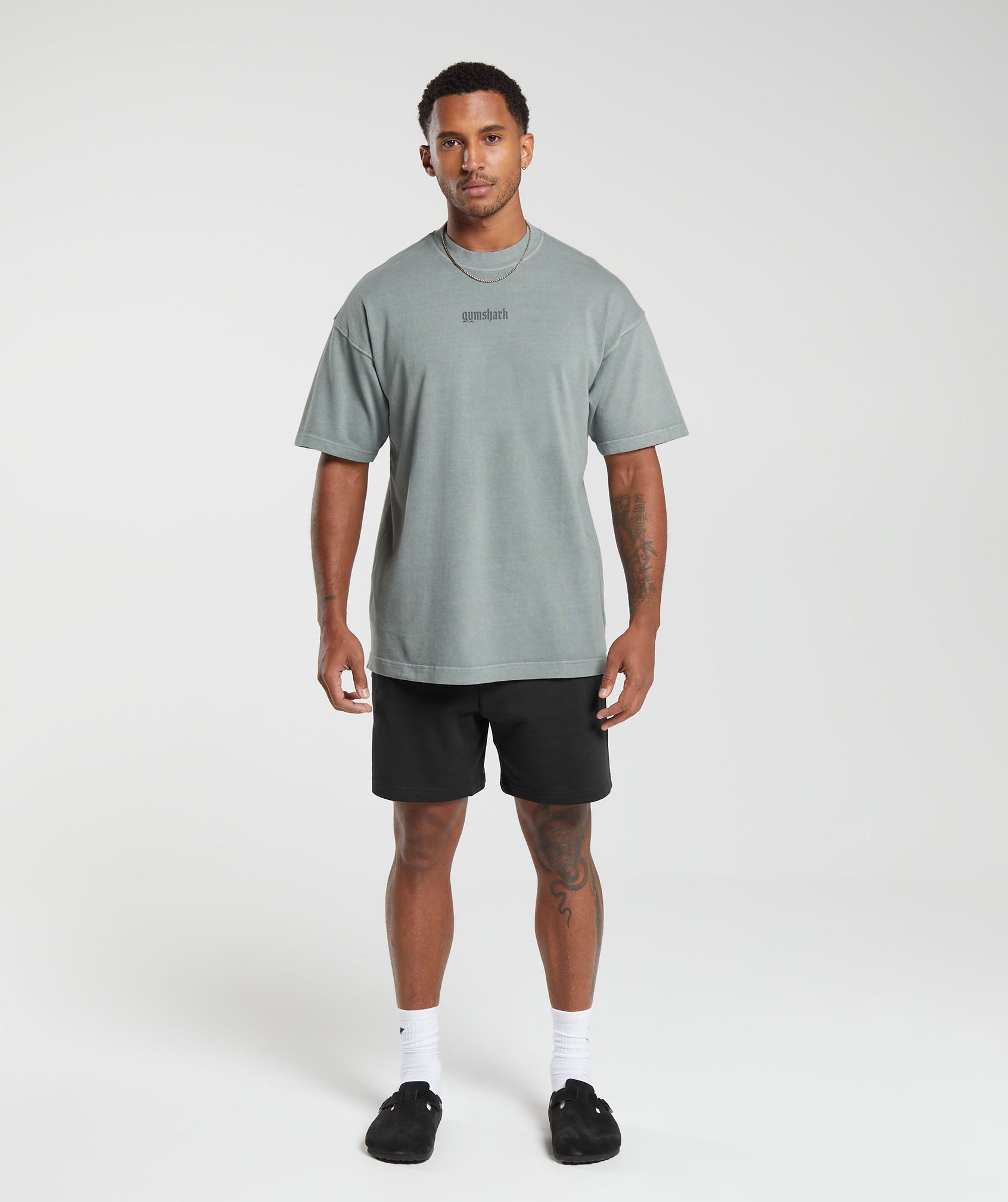 Heavyweight T-Shirt in Smokey Grey - view 4