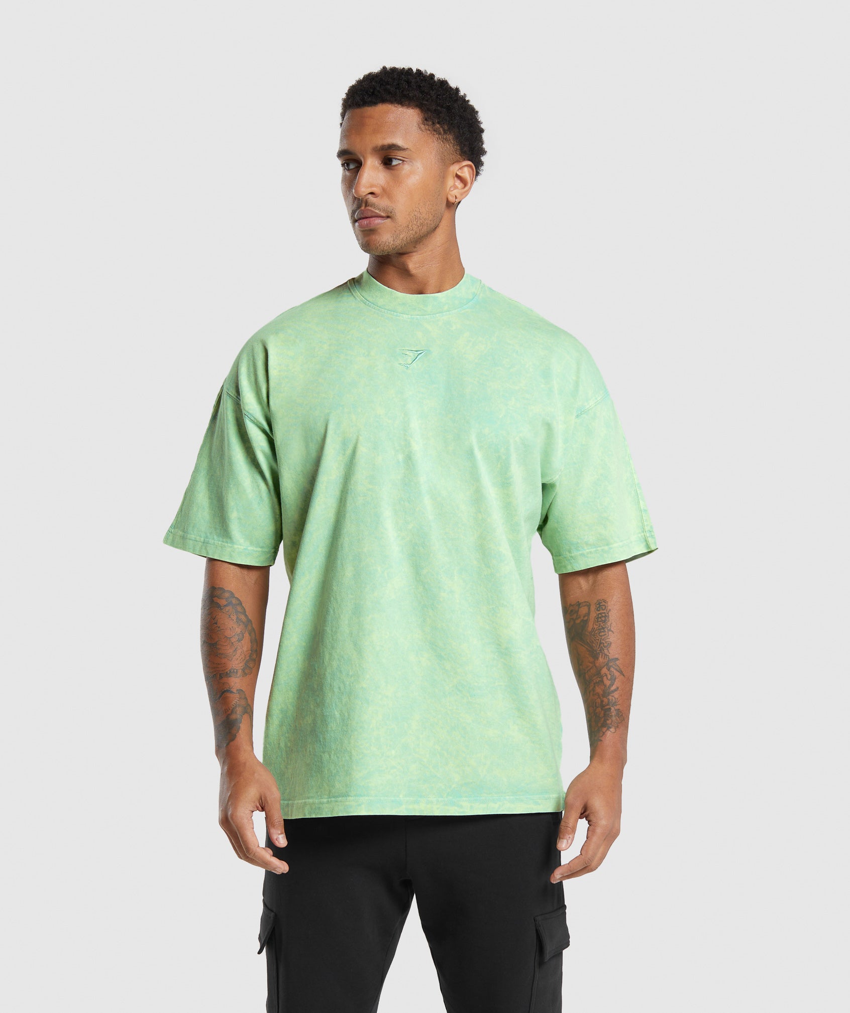 Rest Day Washed T-Shirt in Lido Green