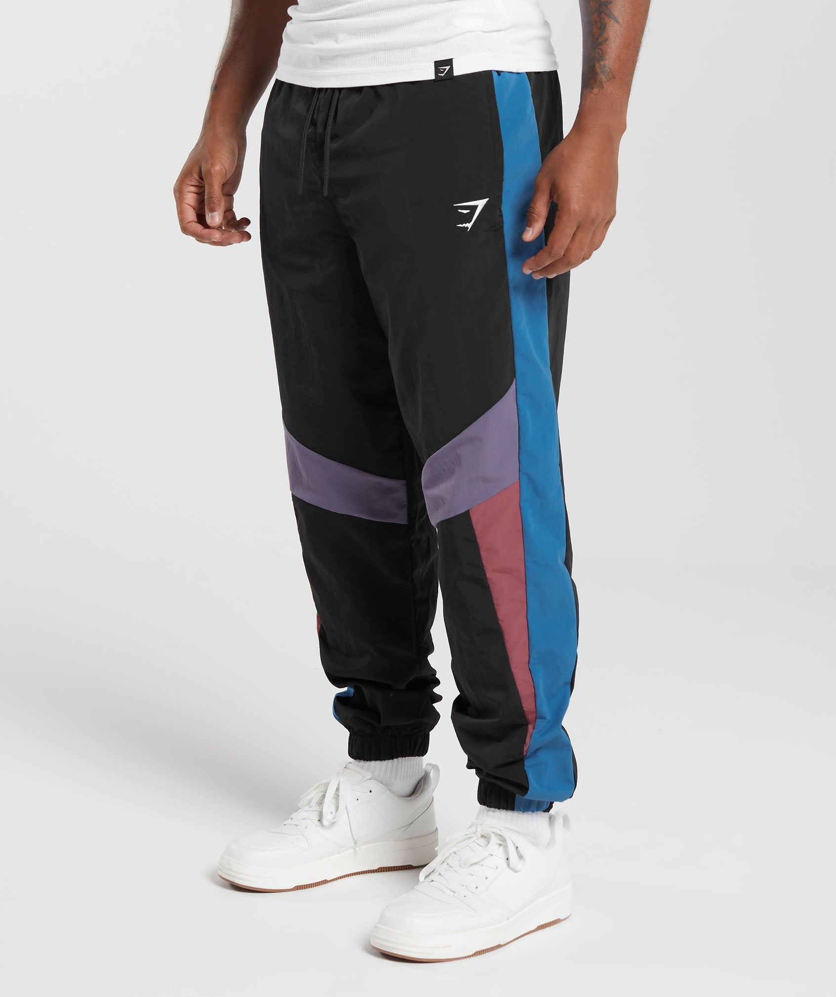 Retro Track Pants in Black - view 3