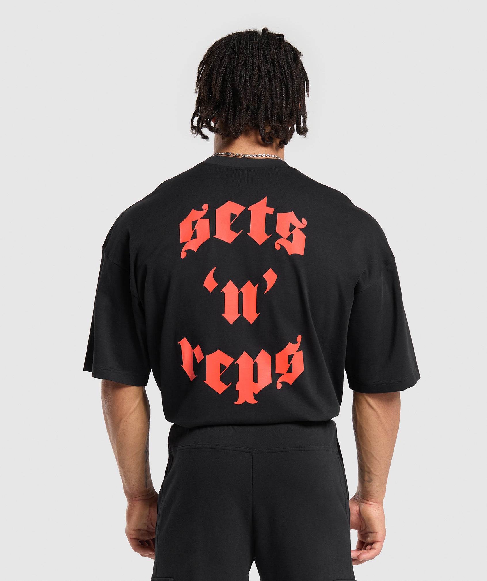 Sets N Reps T-Shirt in Black